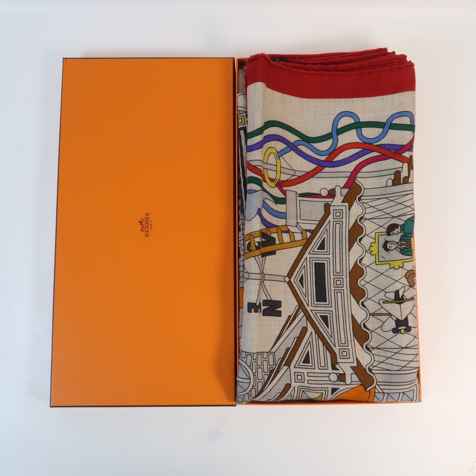 HERMES 羊絨Scarf圍巾Beige