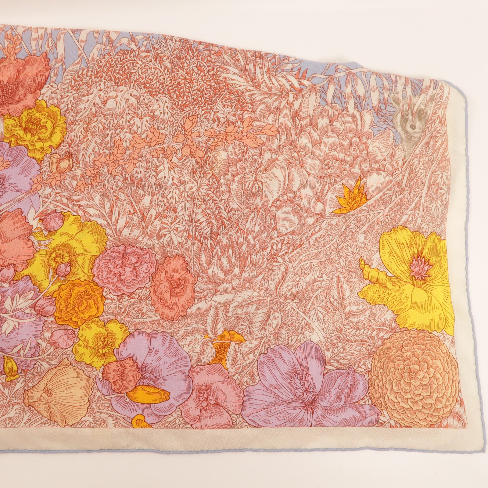 HERMES 羊絨/絲質Scarf圍巾