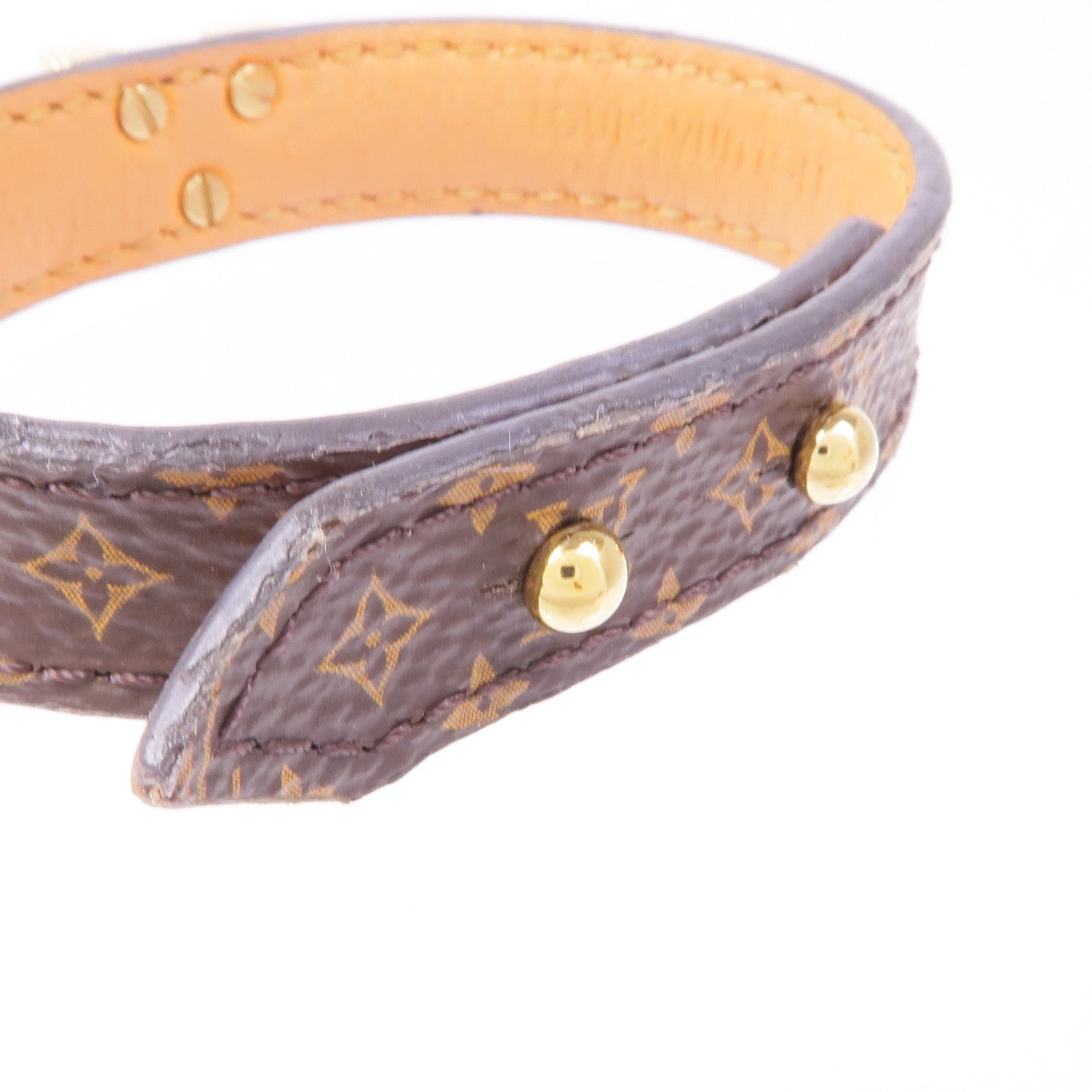 LOUIS VUITTON Monogram Essential V Bracelet Bracelet金扣手鐲