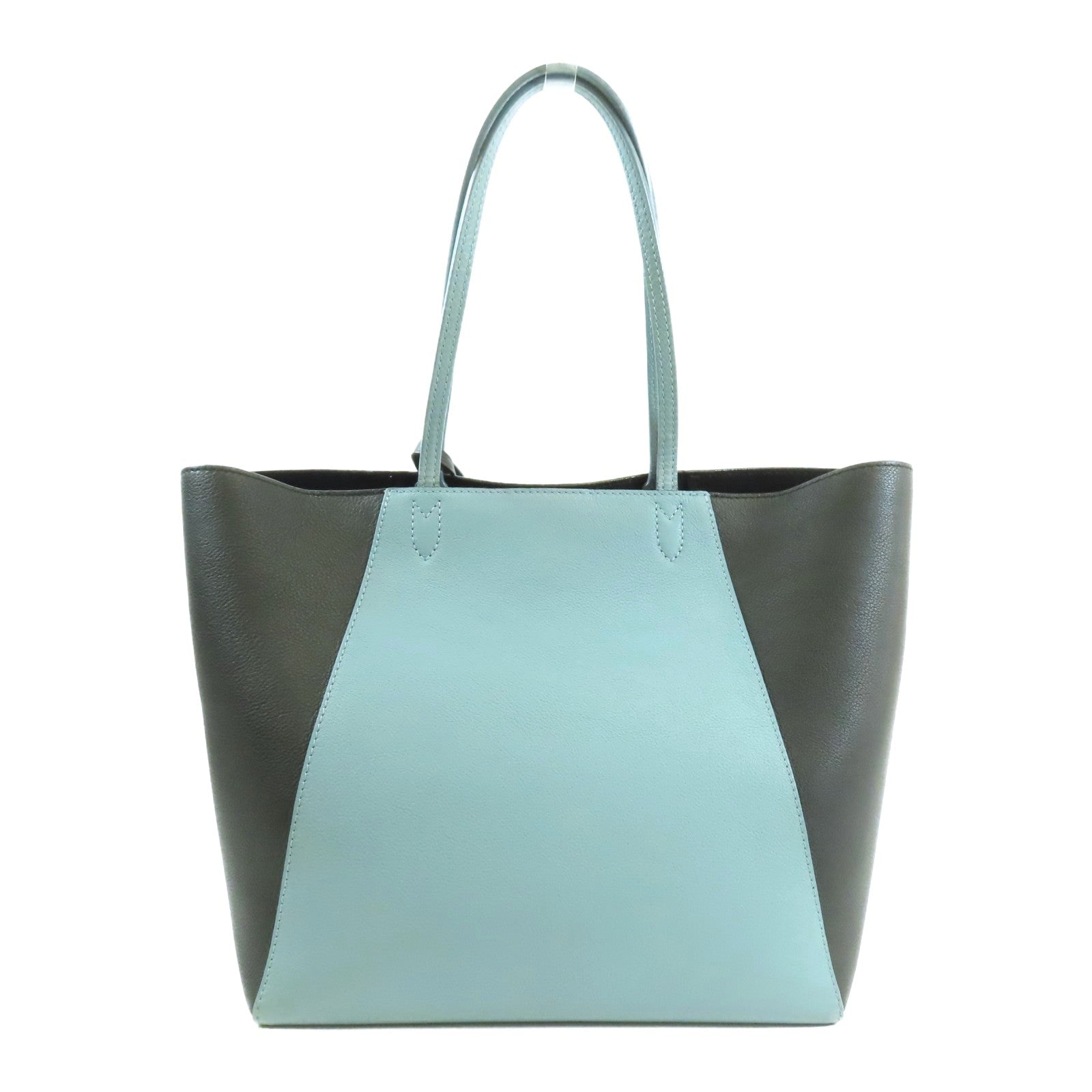 LOUIS VUITTON LV SHW Lockme Cabas Shoulder Bag M41447 Calfskin Black/Blue