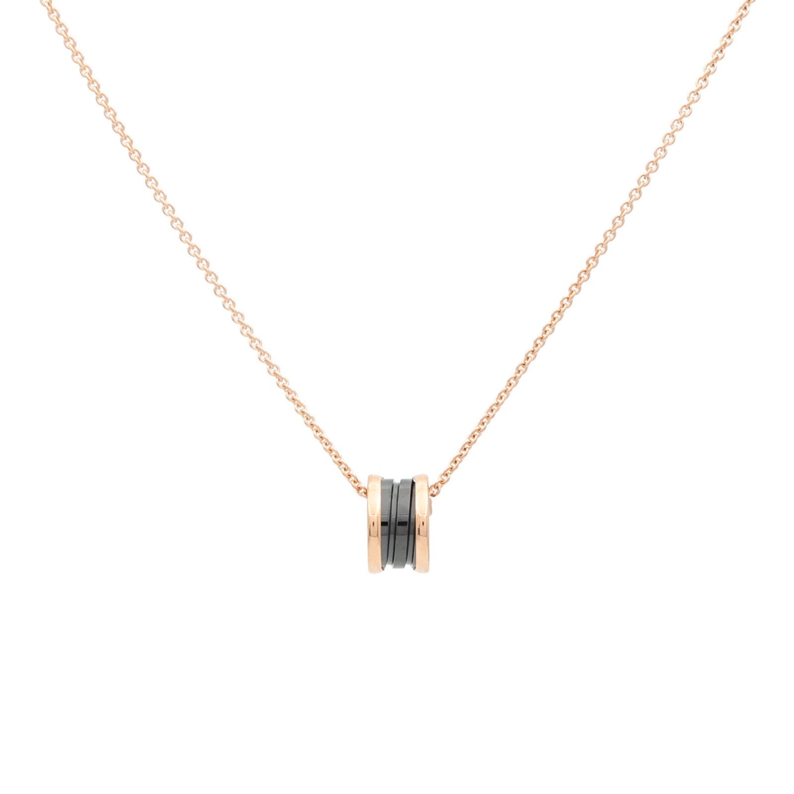 BVLGARI 18K玫瑰金B-Zero 1項鍊