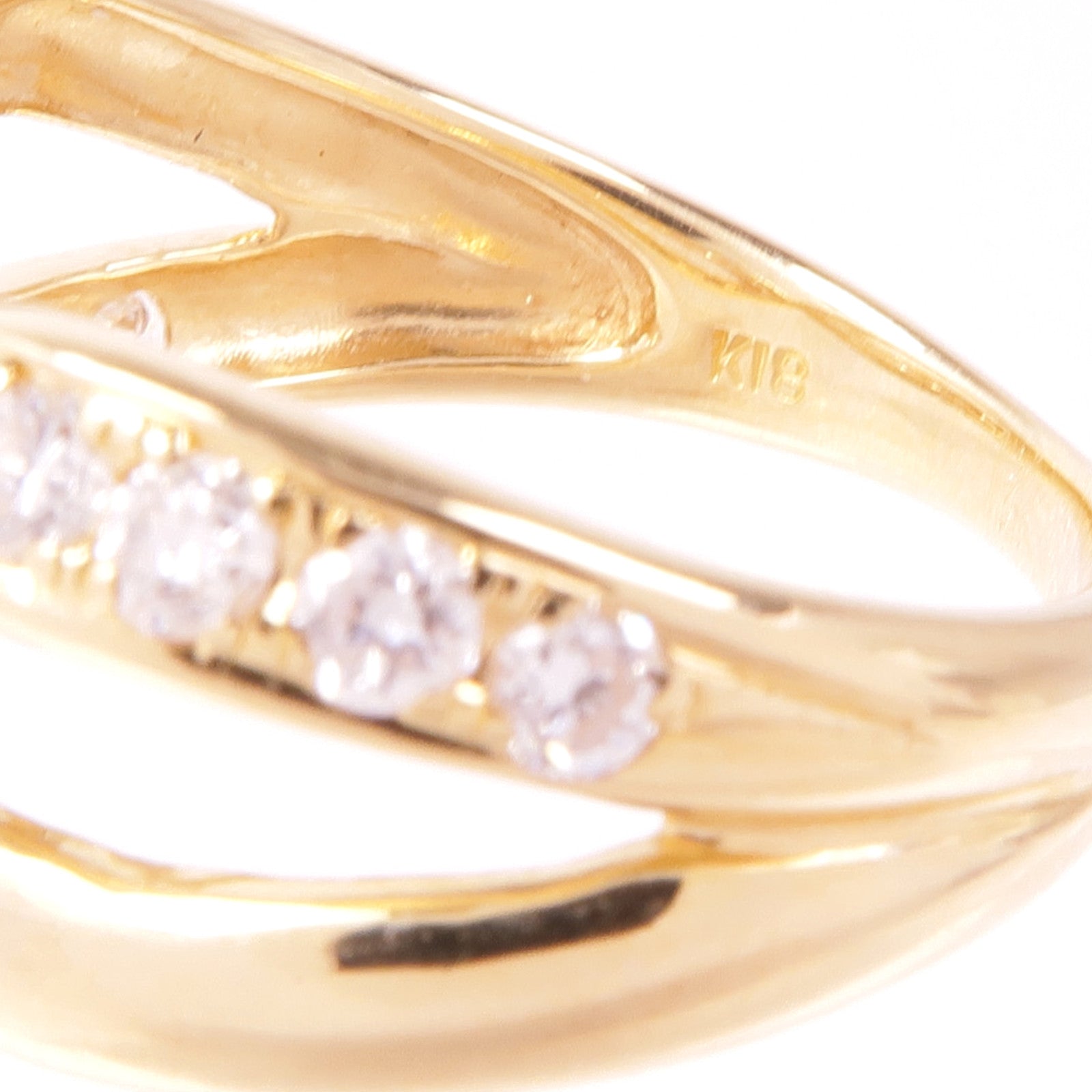 JEWELRY 18K玫瑰金Diamond Ring鑽石戒指US#6