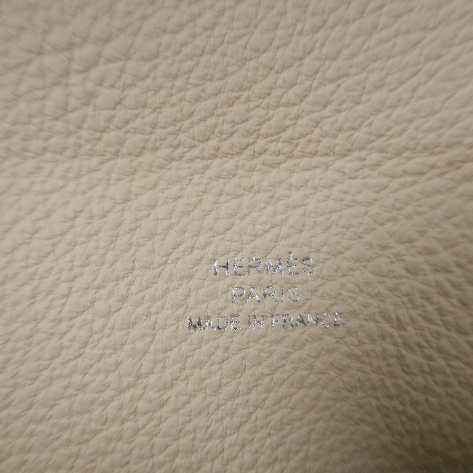 HERMES Evercolor皮革Videpoches肩背袋Craie