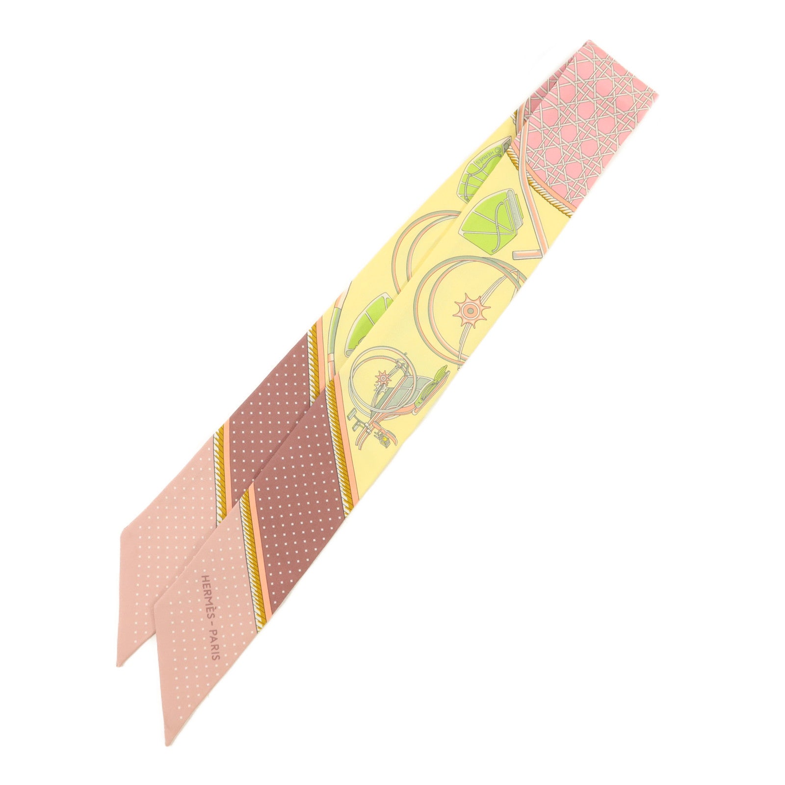 HERMES 絲質Twilly絲巾
