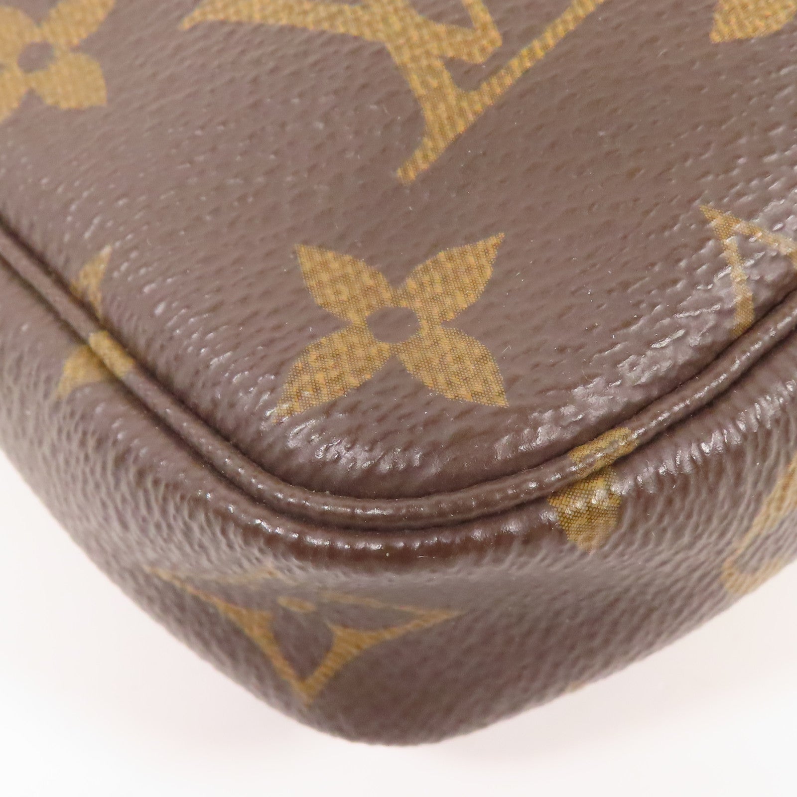LOUIS VUITTON LV GHW Mini Pochette Accessoires Handbag M58009 Monogram Brown