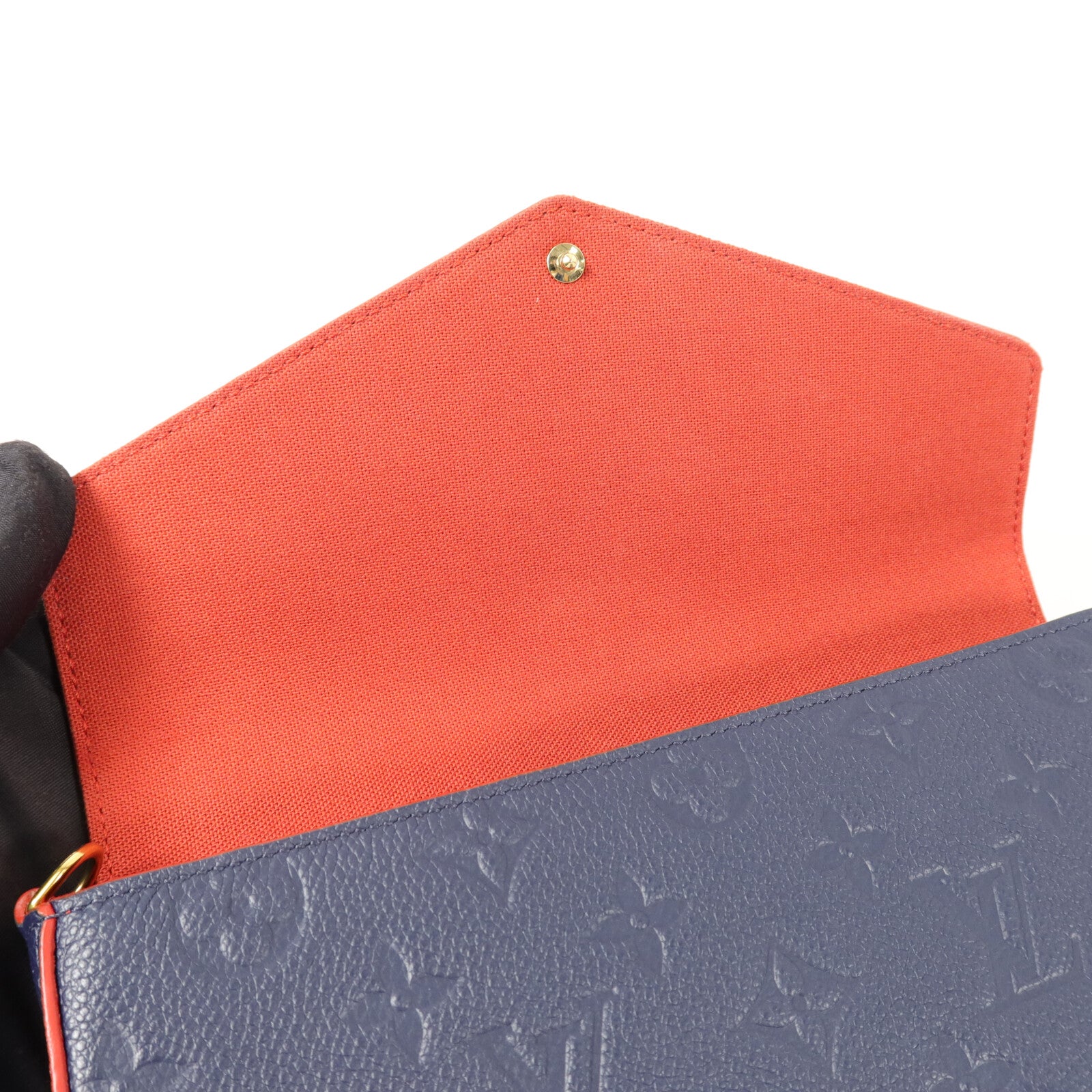LOUIS VUITTON Monogram Empreinte Pochette Felicie鏈帶肩背袋
