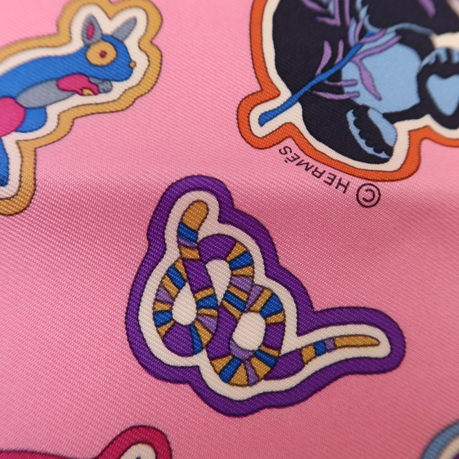 HERMES 絲質Scarf 40x40絲巾