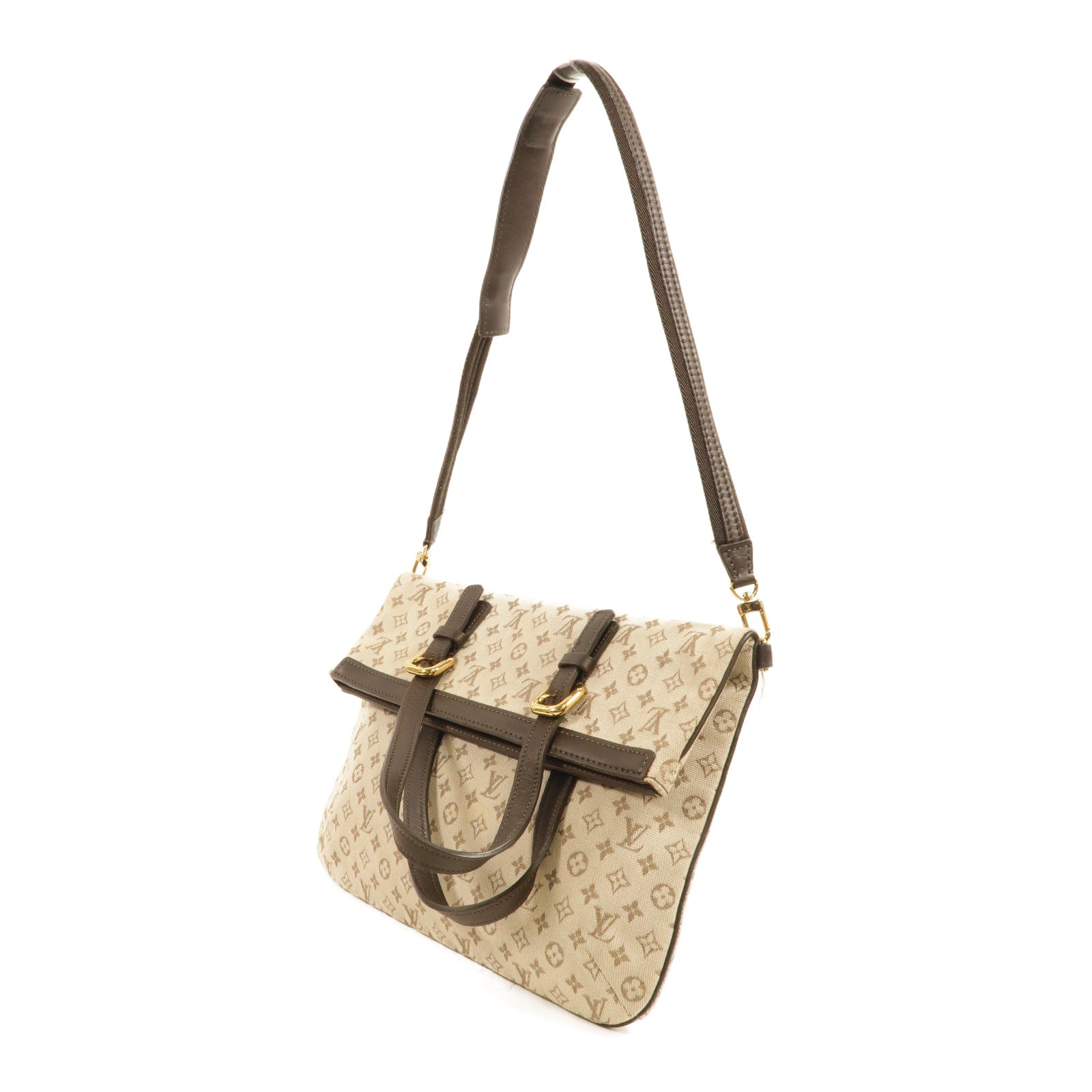 LOUIS VUITTON Monogram Mini Francoise手挽肩背兩用袋