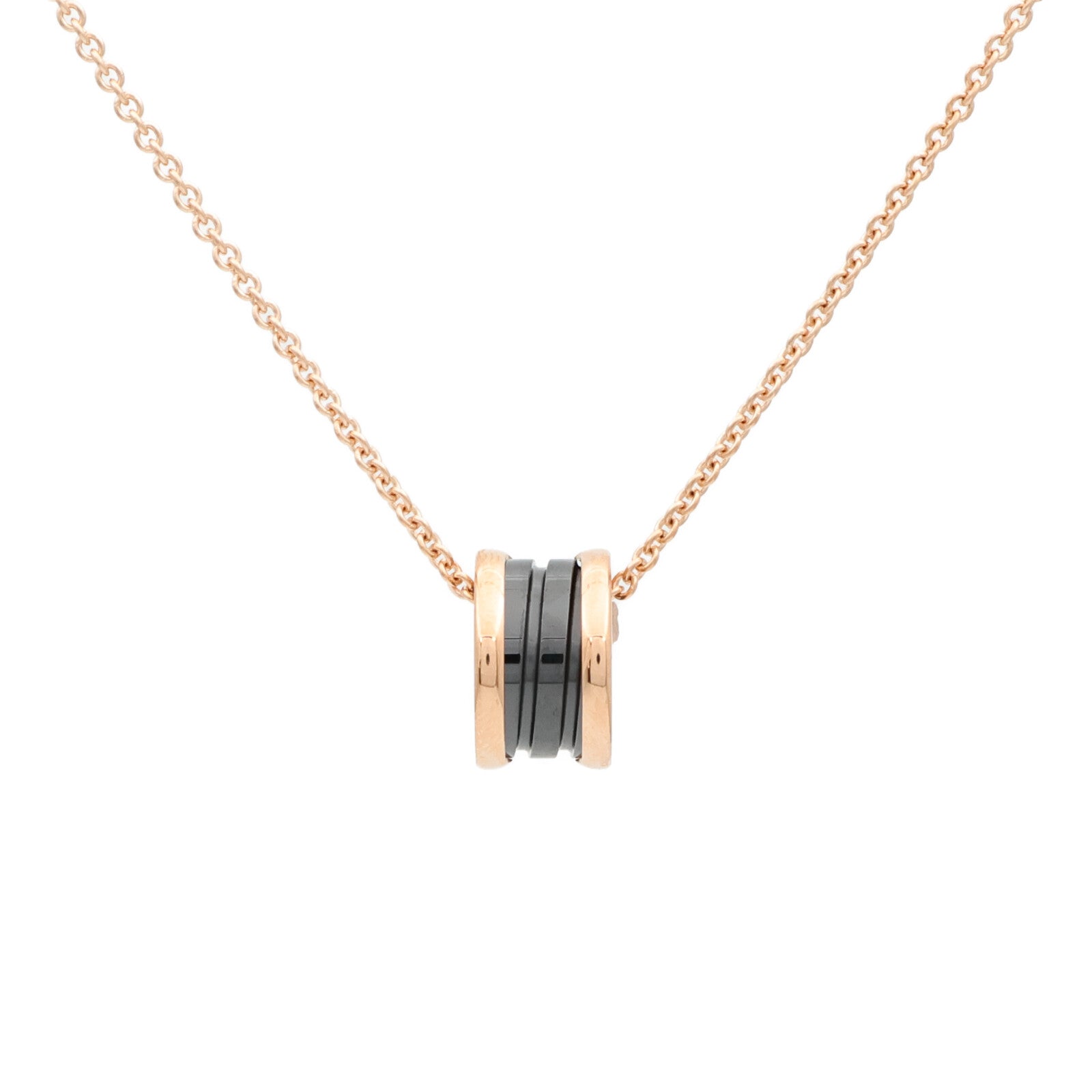 BVLGARI 18K玫瑰金B-Zero 1項鍊