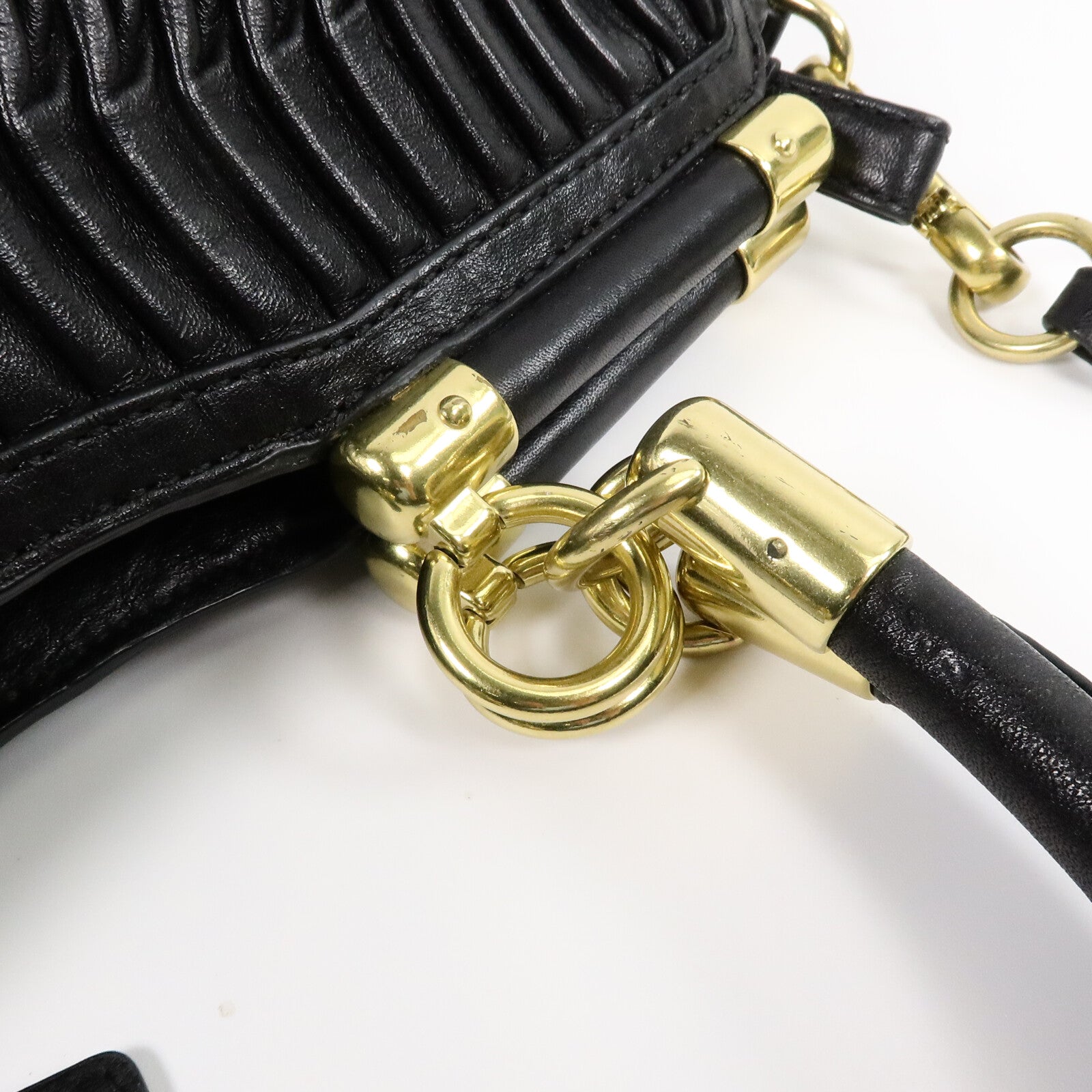 COACH 牛皮皮革Madison Carrie Satchel Bag手挽肩背兩用袋