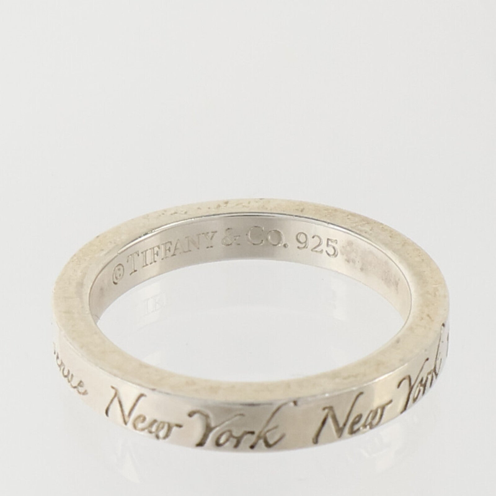 TIFFANY＆CO 925純銀Tiffany Notes Narrow Ring戒指