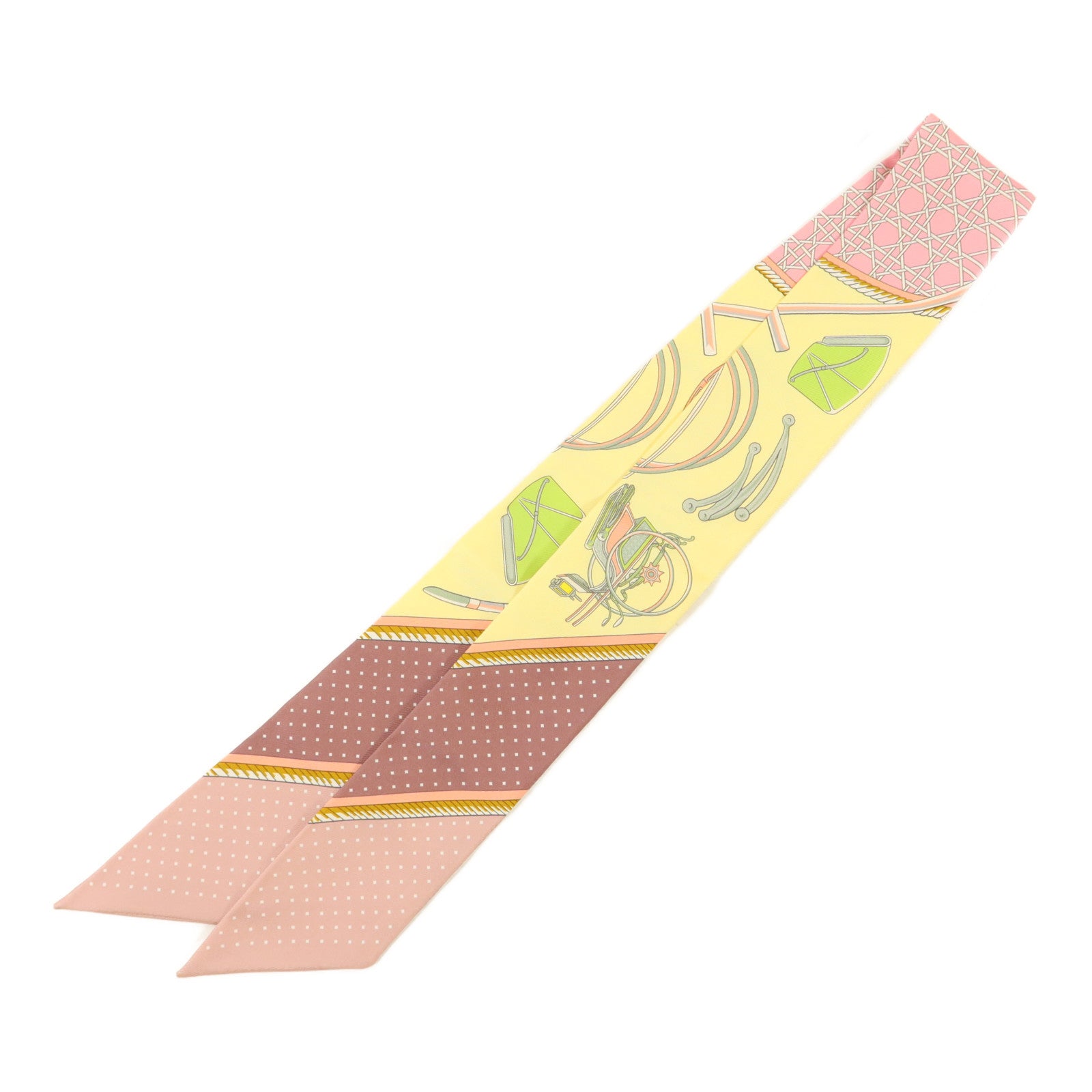 HERMES 絲質Twilly絲巾