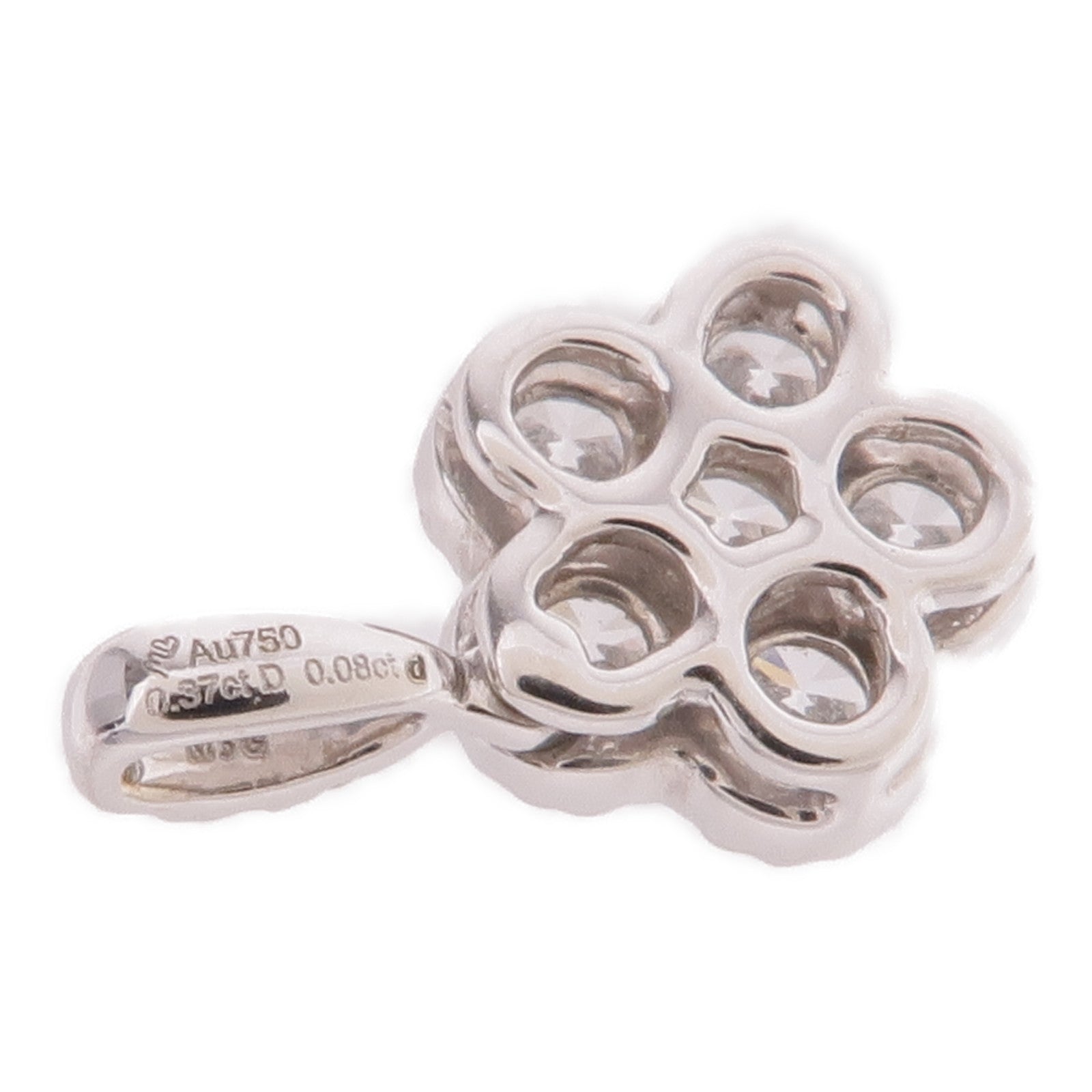 JEWELRY 18K白金Diamond Pendant Top鑽石吊墜