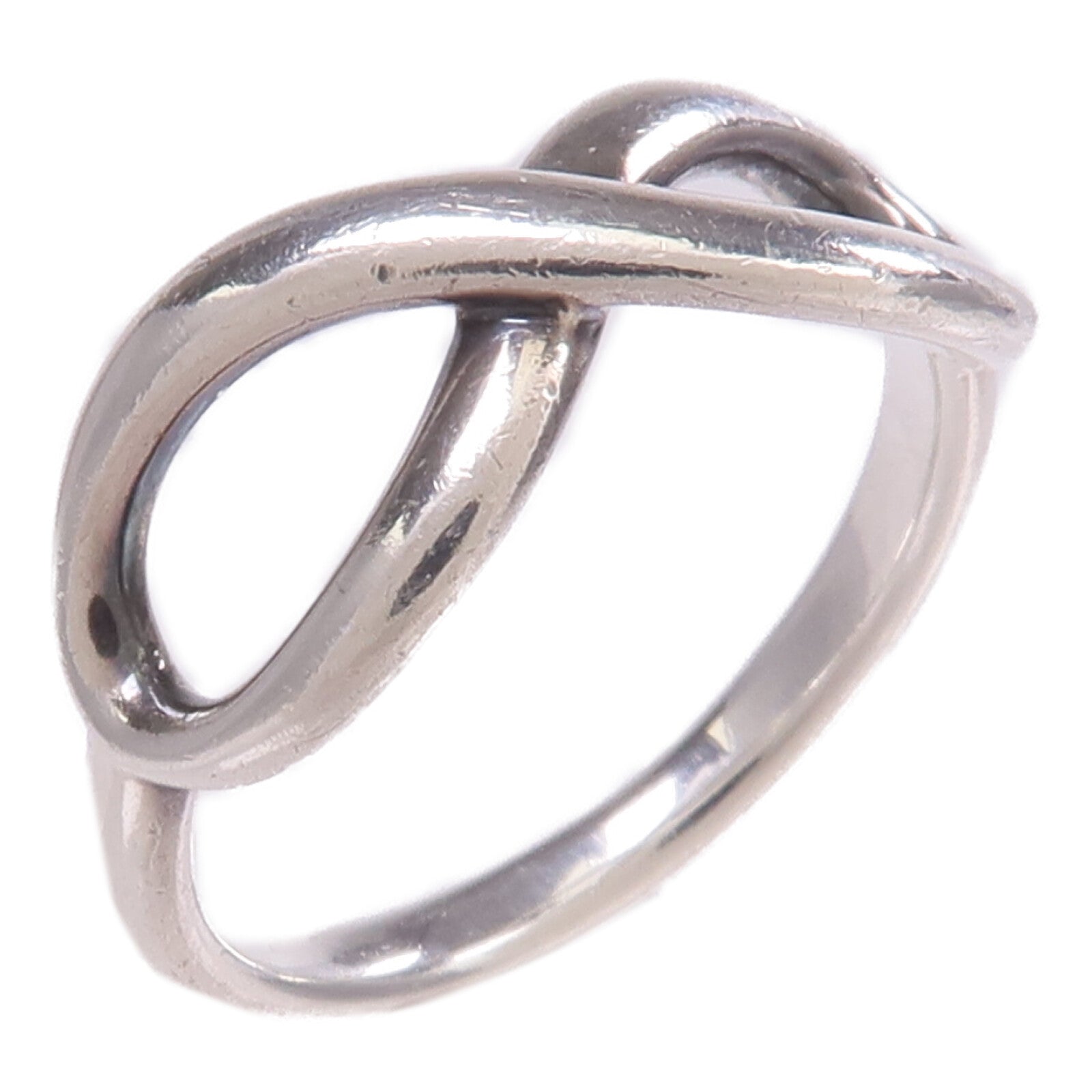 TIFFANY＆CO 925純銀Infinity Ring戒指US#4.5