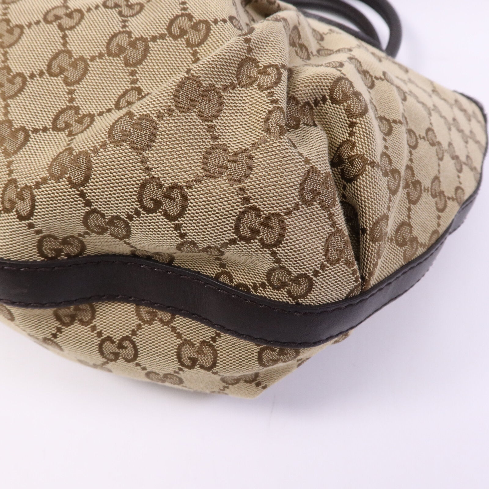 GUCCI 帆布Scarette Tote Bag金扣手挽袋
