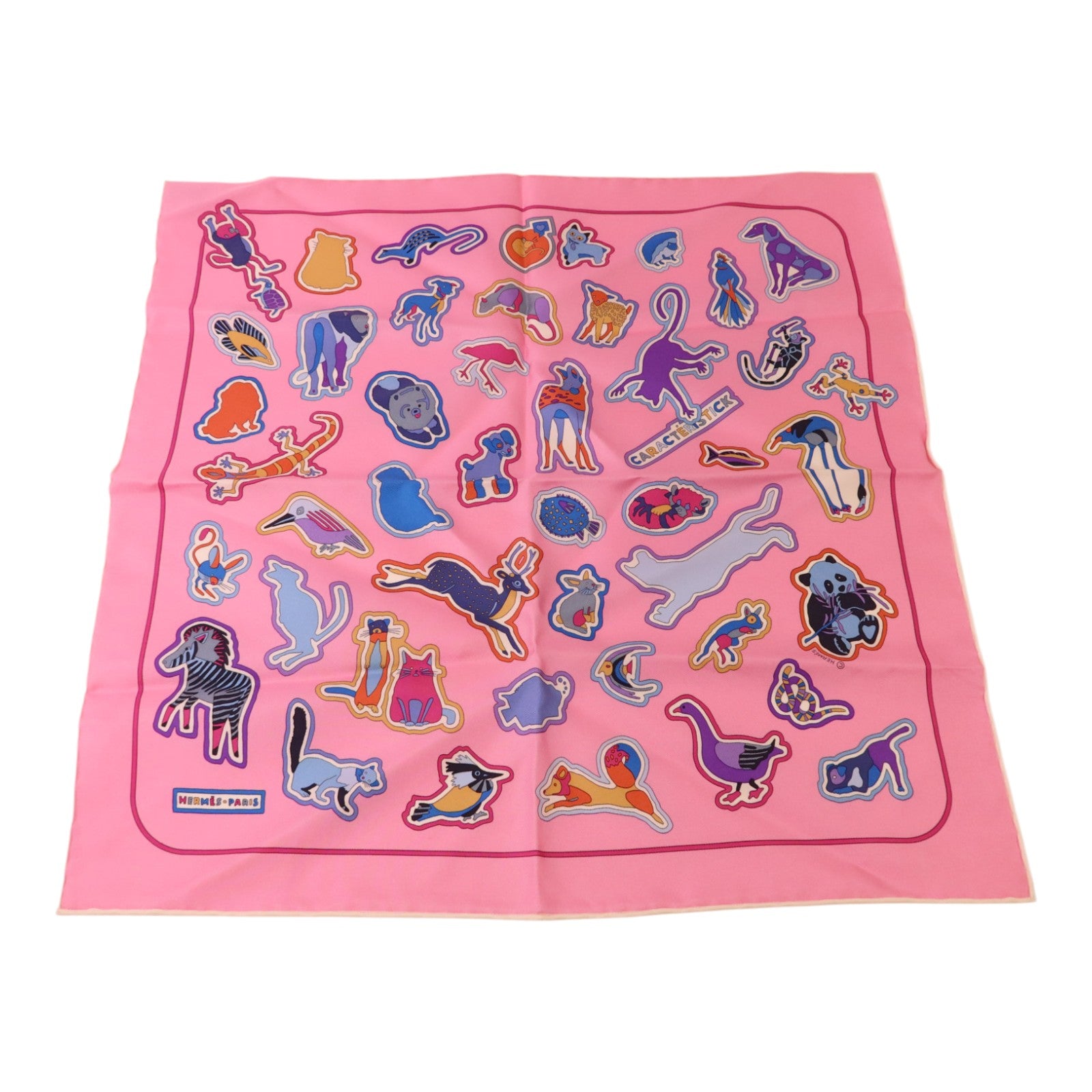 HERMES 絲質Scarf 40x40絲巾