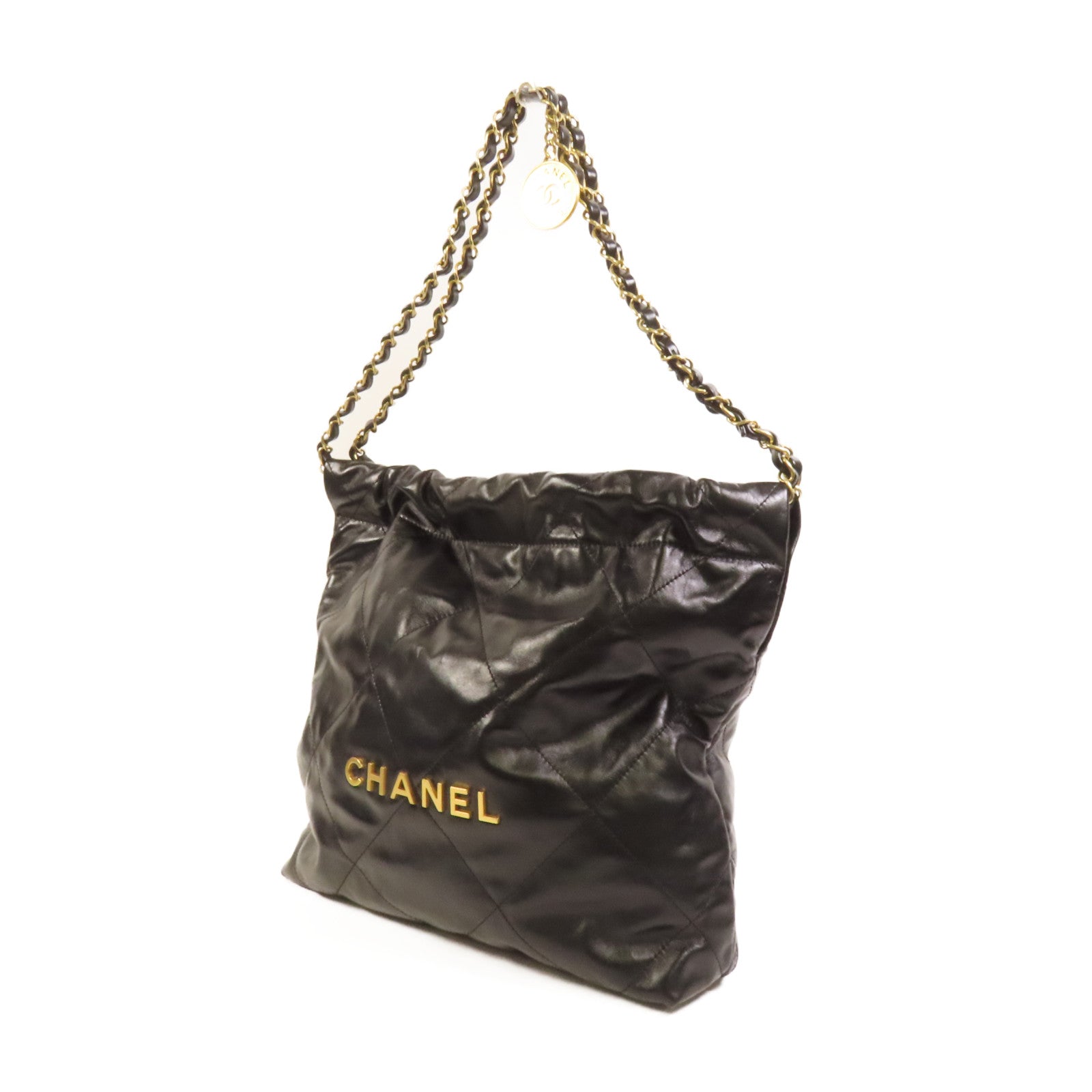 CHANEL Chanel 22 Small金扣鏈帶肩背袋