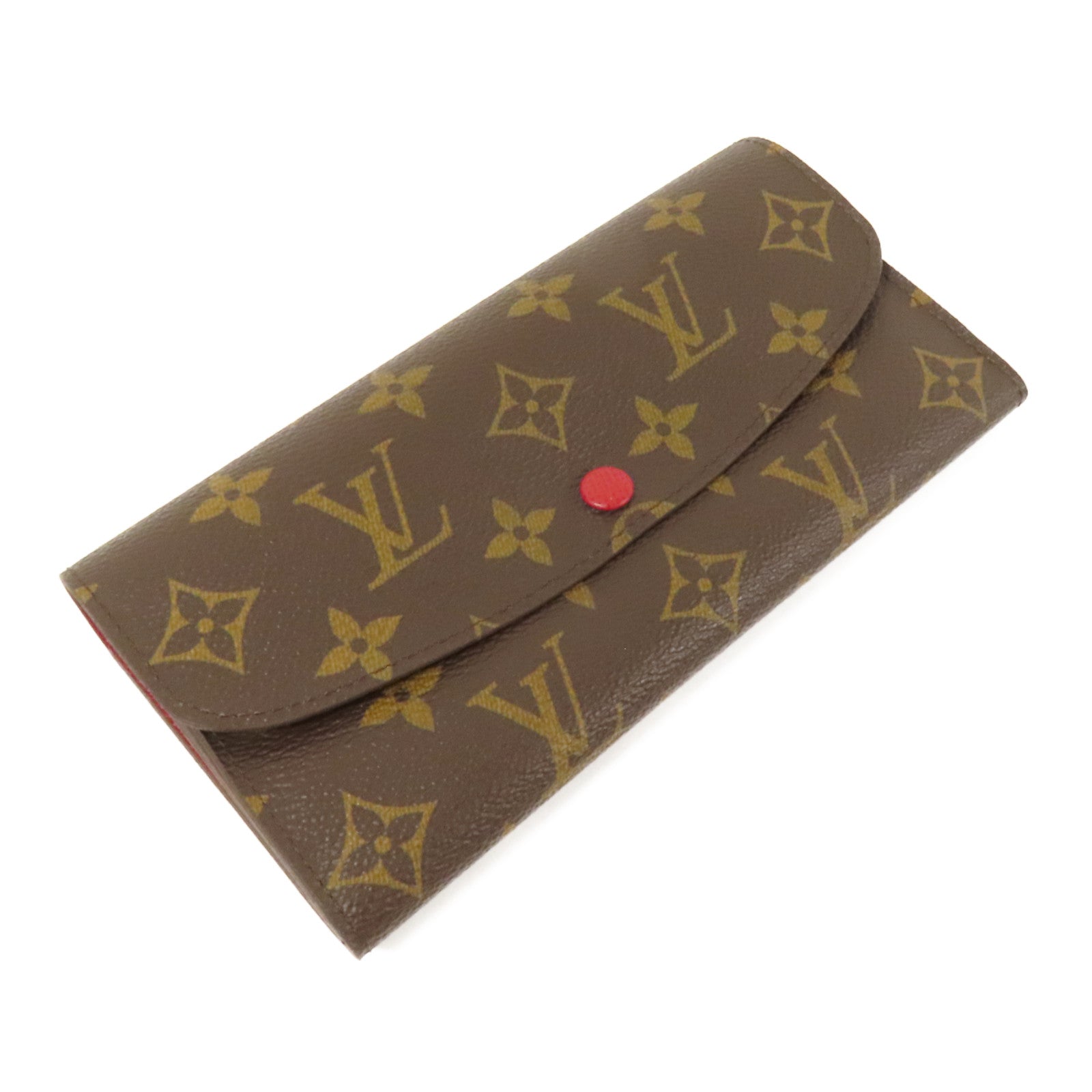 LOUIS VUITTON Monogram Emilie Long Wallet金扣長錢包