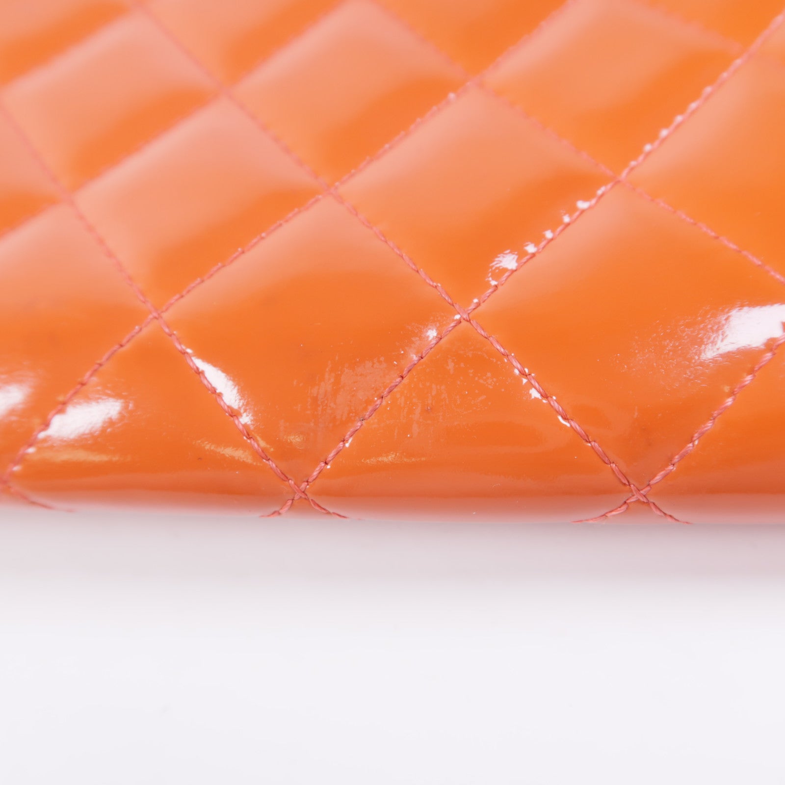 CHANEL 漆皮皮革Long Wallet銀扣長錢包