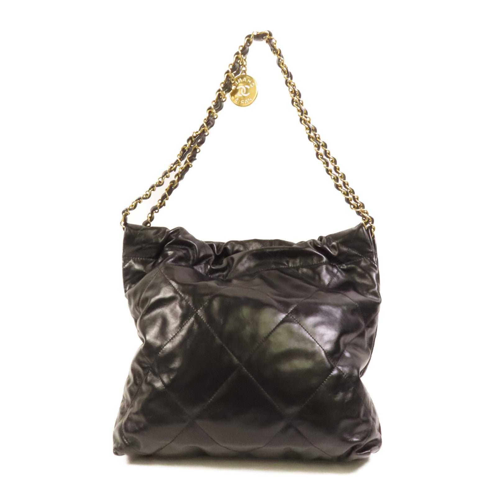 CHANEL Chanel 22 Small金扣鏈帶肩背袋