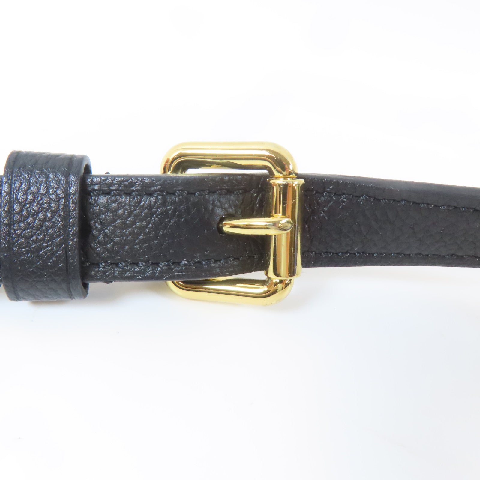 LOUIS VUITTON Monogram Empreinte Pochette Metis金扣手挽肩背兩用袋黑色