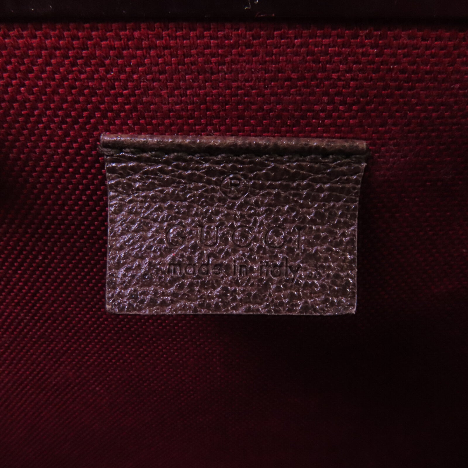 GUCCI 塗層帆布GG Beauty Case銀扣手挽肩背兩用袋