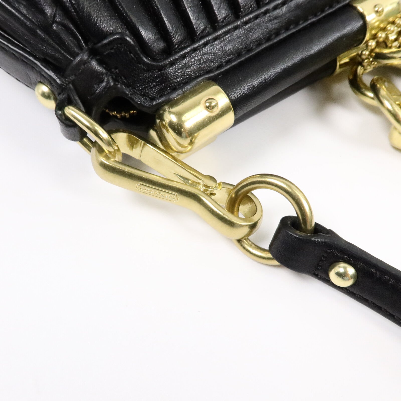 COACH 牛皮皮革Madison Carrie Satchel Bag手挽肩背兩用袋