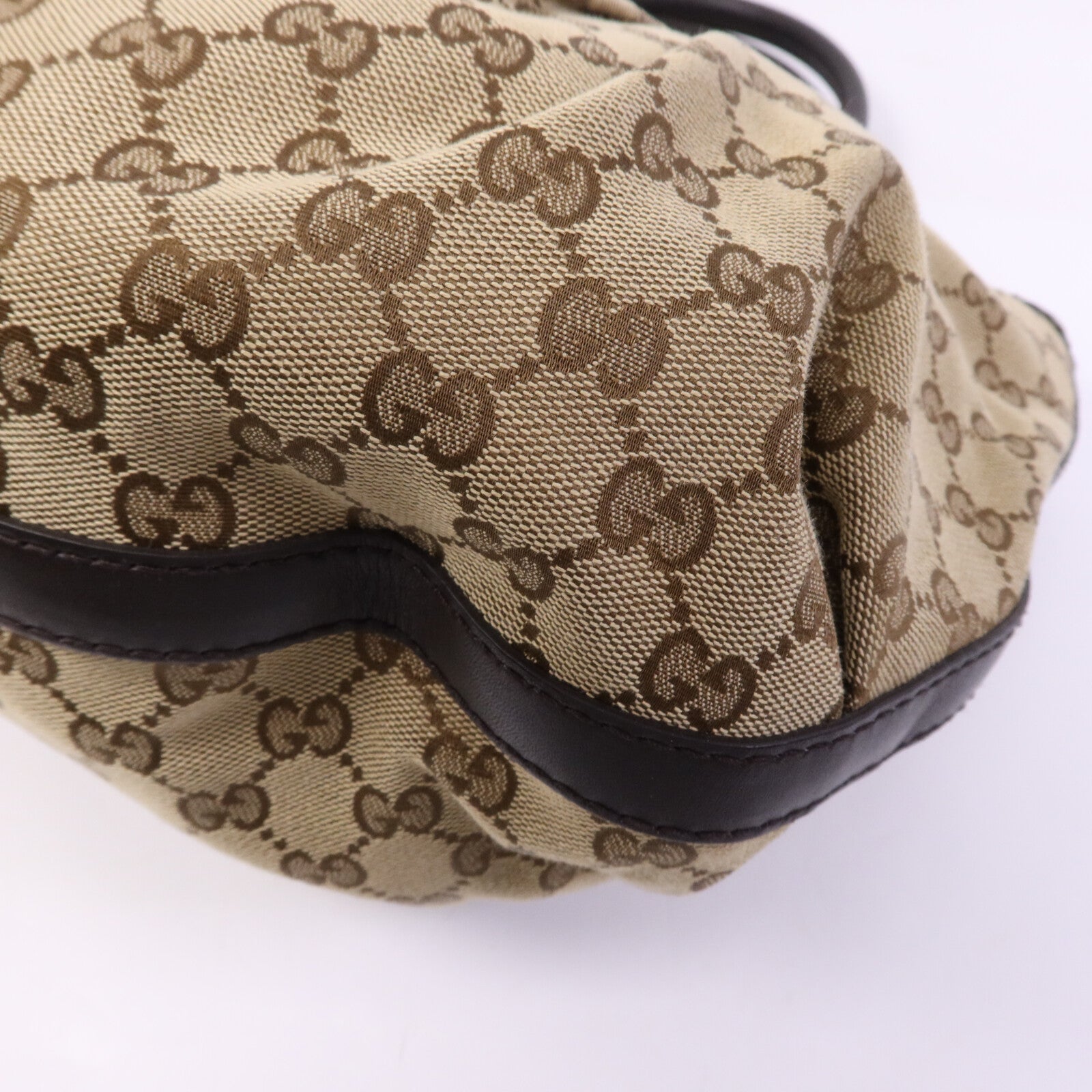 GUCCI 帆布Scarette Tote Bag金扣手挽袋