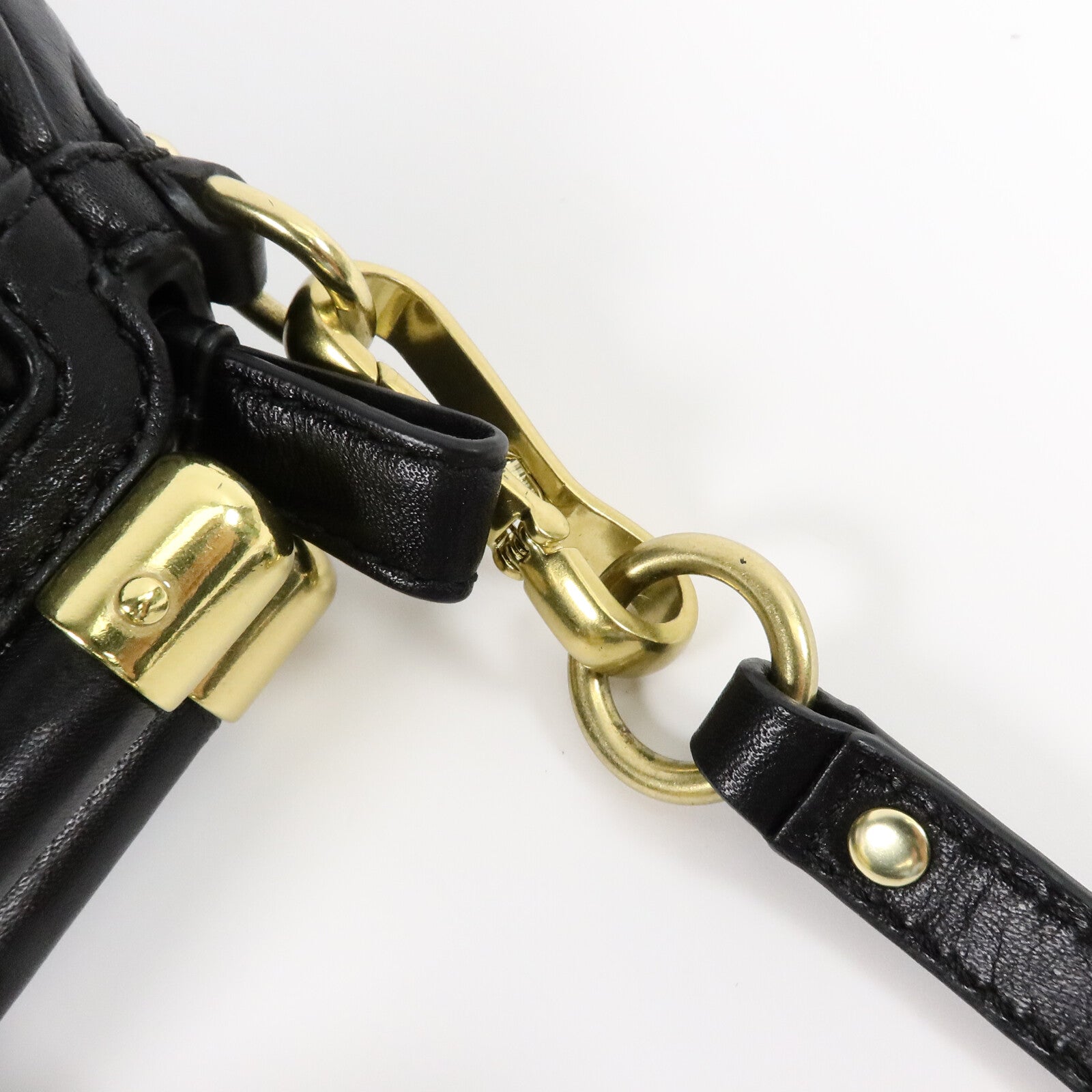 COACH 牛皮皮革Madison Carrie Satchel Bag手挽肩背兩用袋