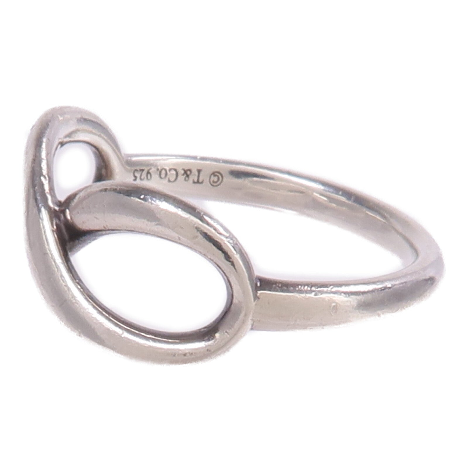 TIFFANY＆CO 925純銀Infinity Ring戒指US#4.5