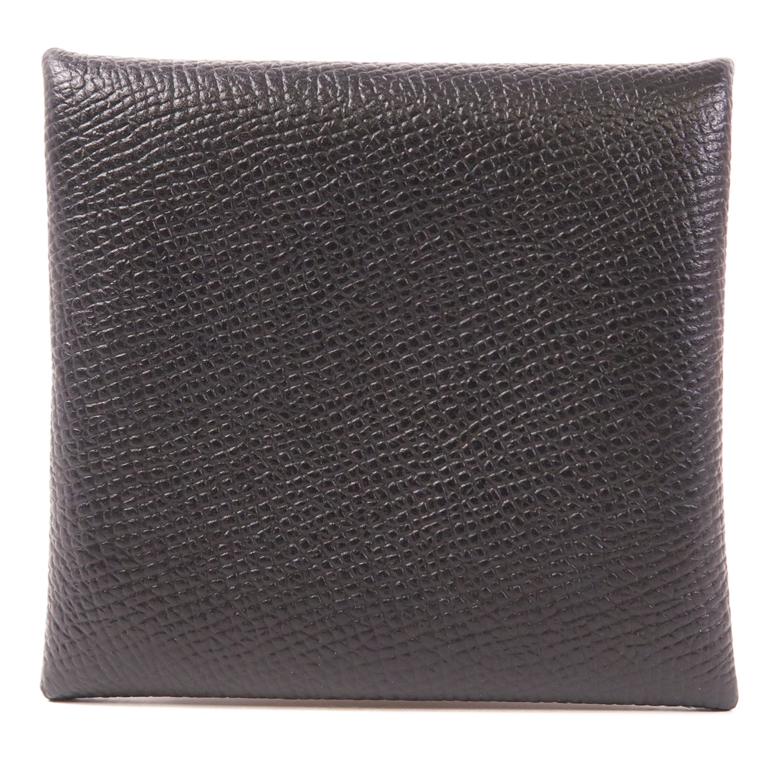HERMES PHW Bastia Coin Case Epsom Leather Noir