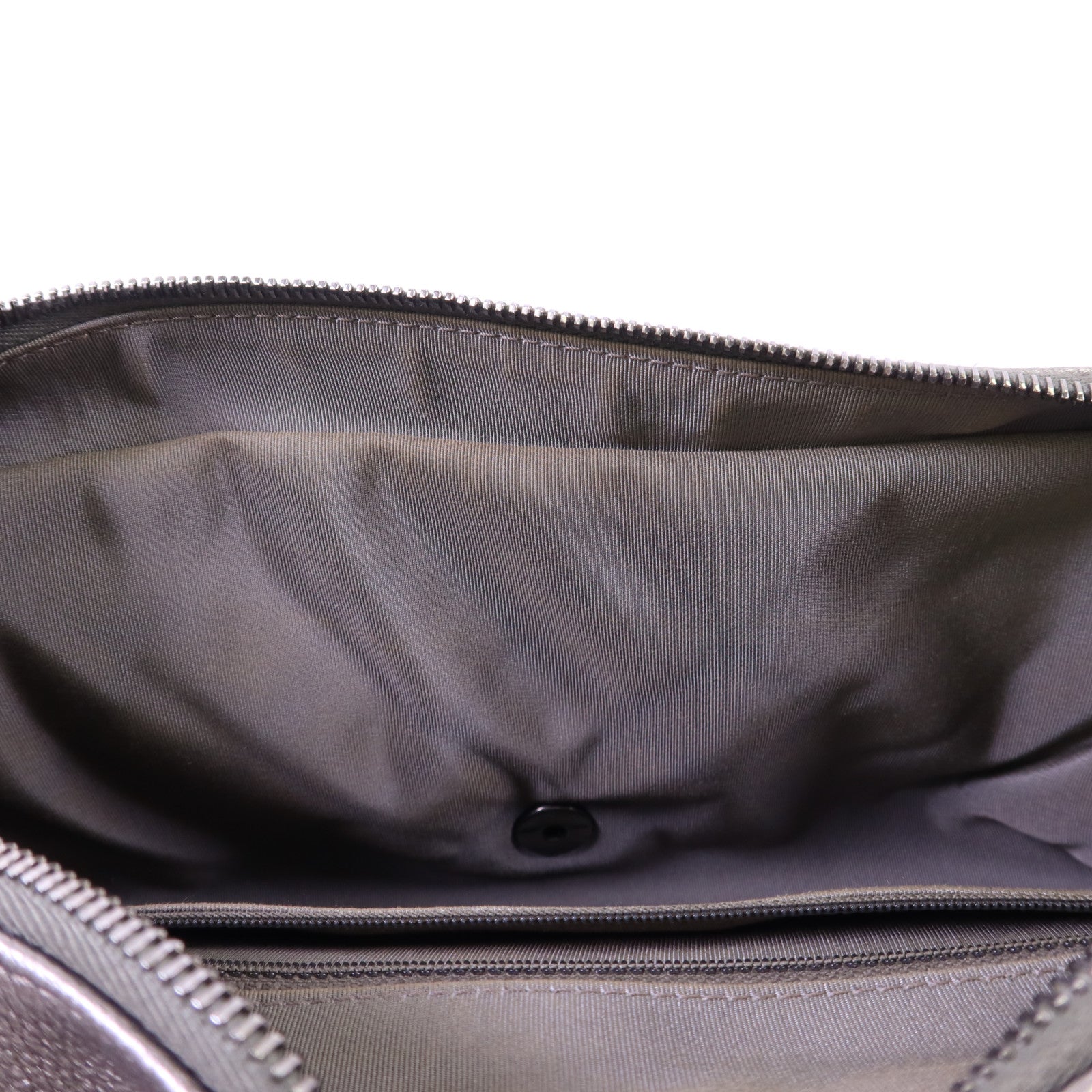 CHANEL 牛皮皮革Chain Shoulder銀扣鏈帶肩背袋