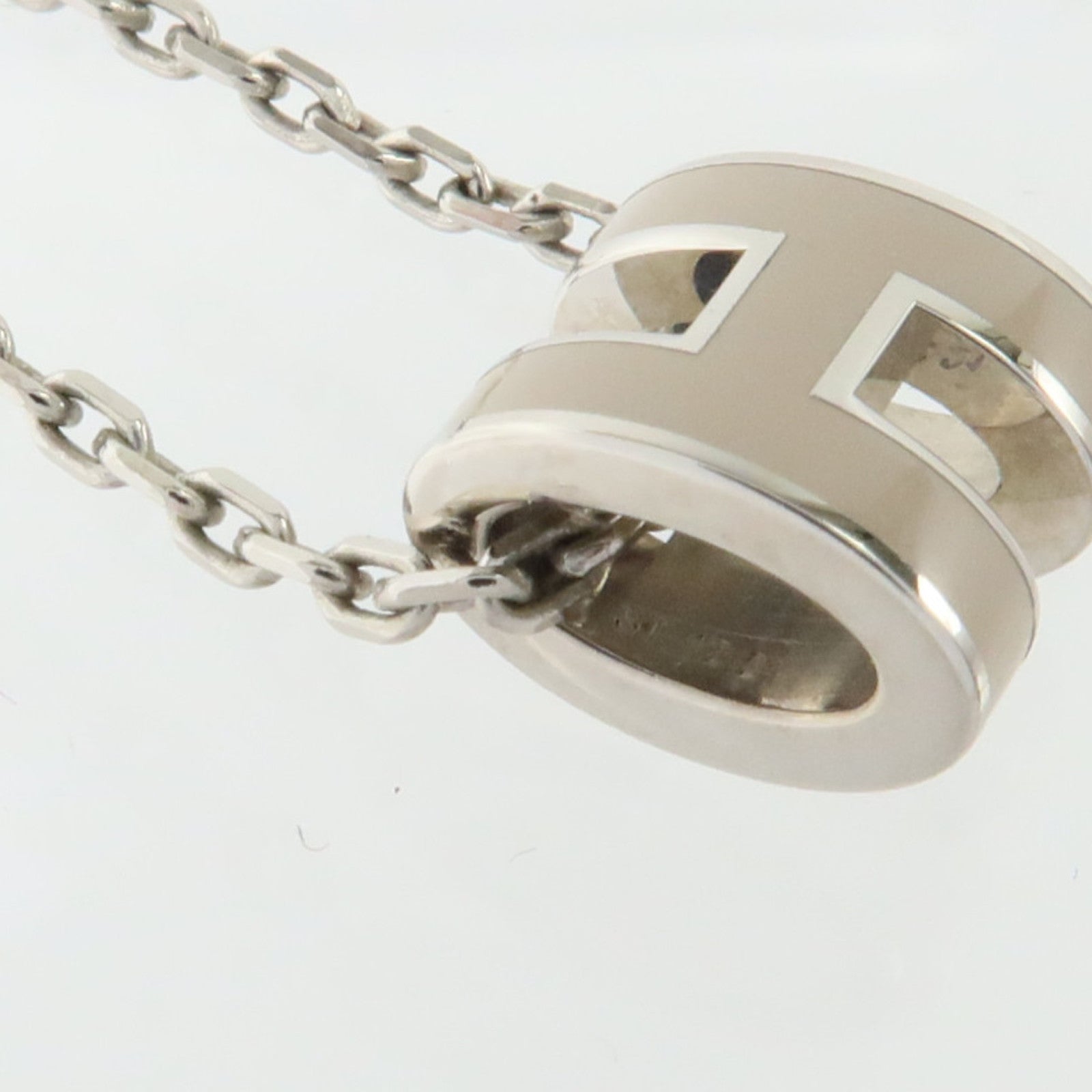 HERMES 金屬/琺瑯Mini Pop H Necklacex項鏈