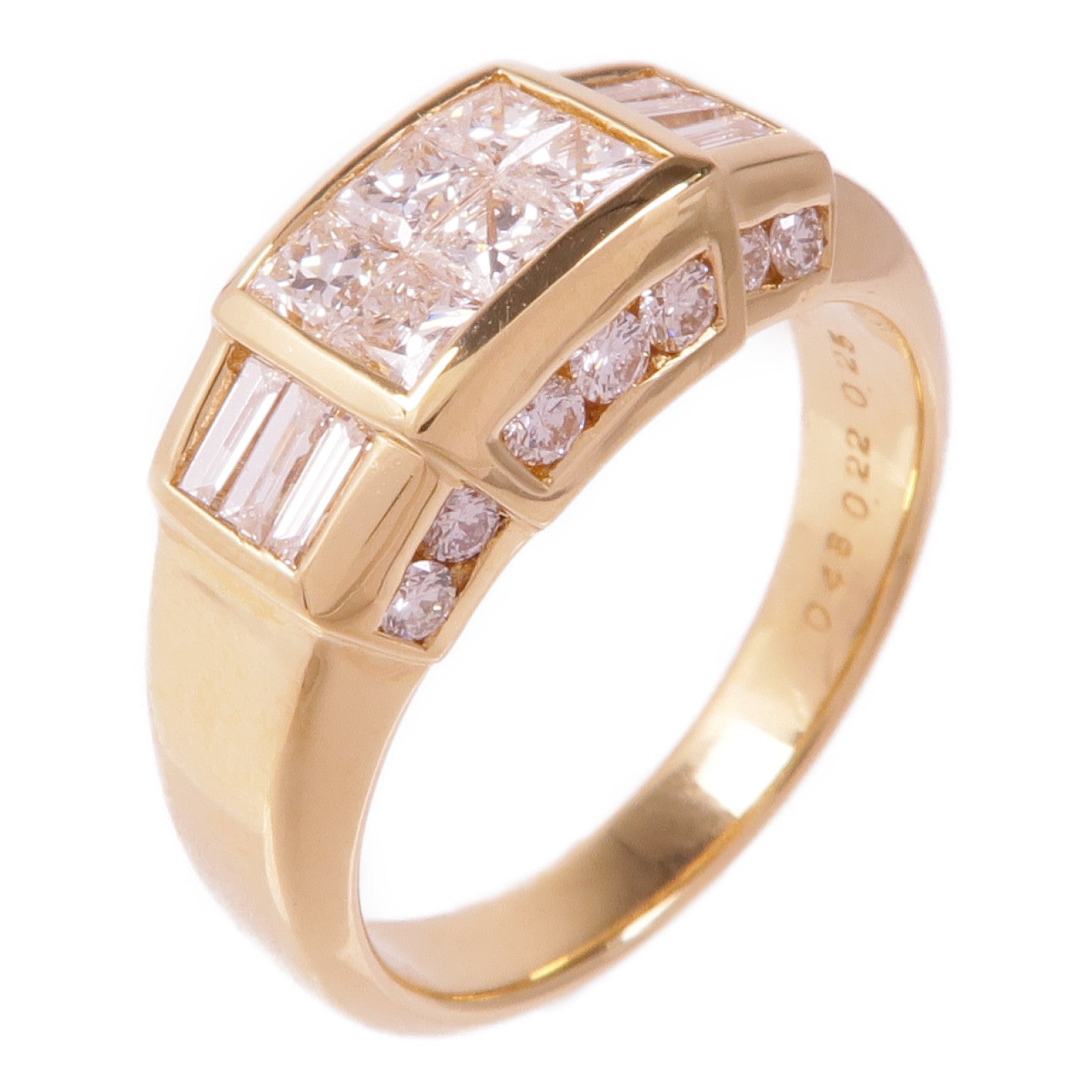 JEWELRY 18K玫瑰金Diamond Ring鑽石戒指US#6.25