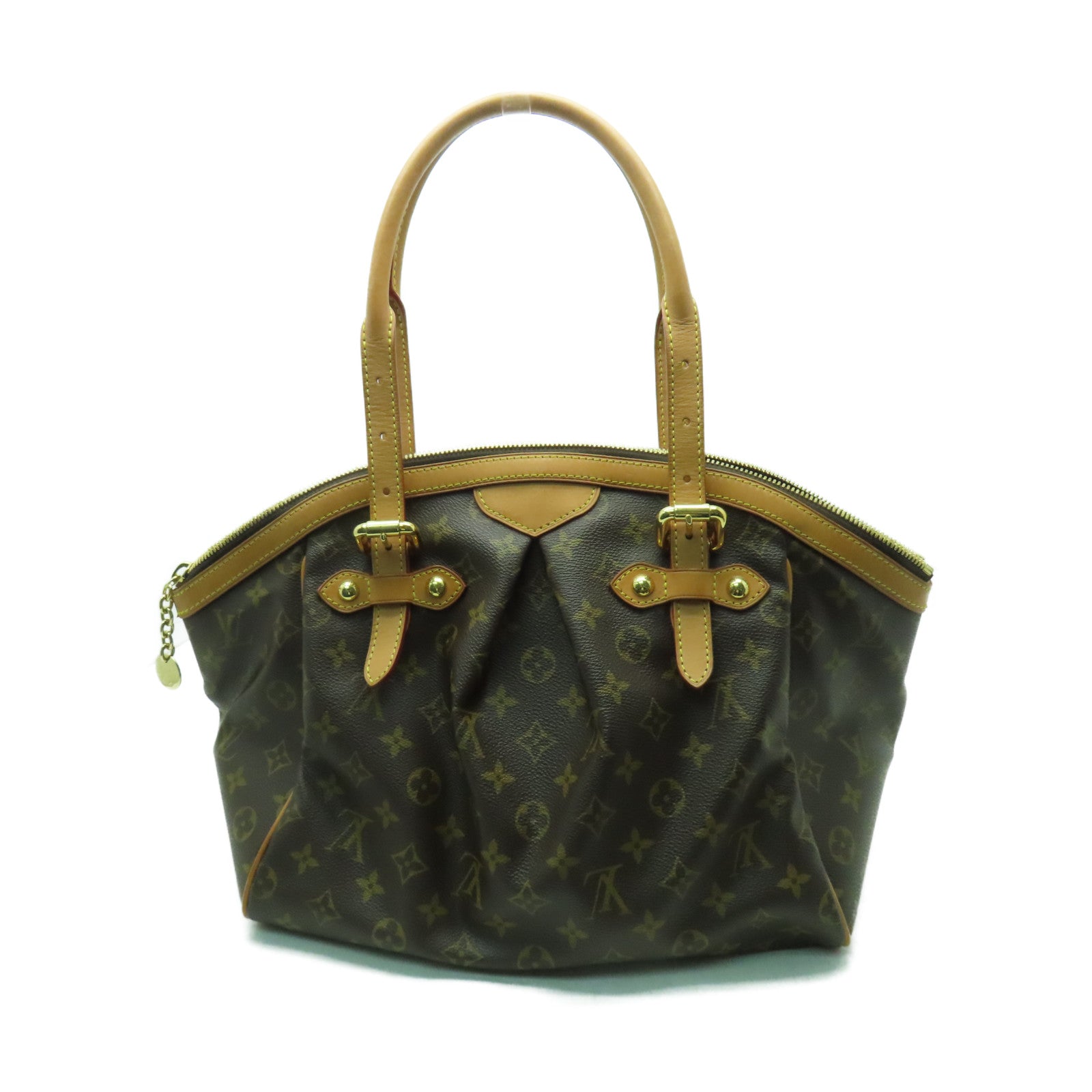 LOUIS VUITTON 【清倉大減價】Monogram Tivoli GM金扣手挽袋啡色