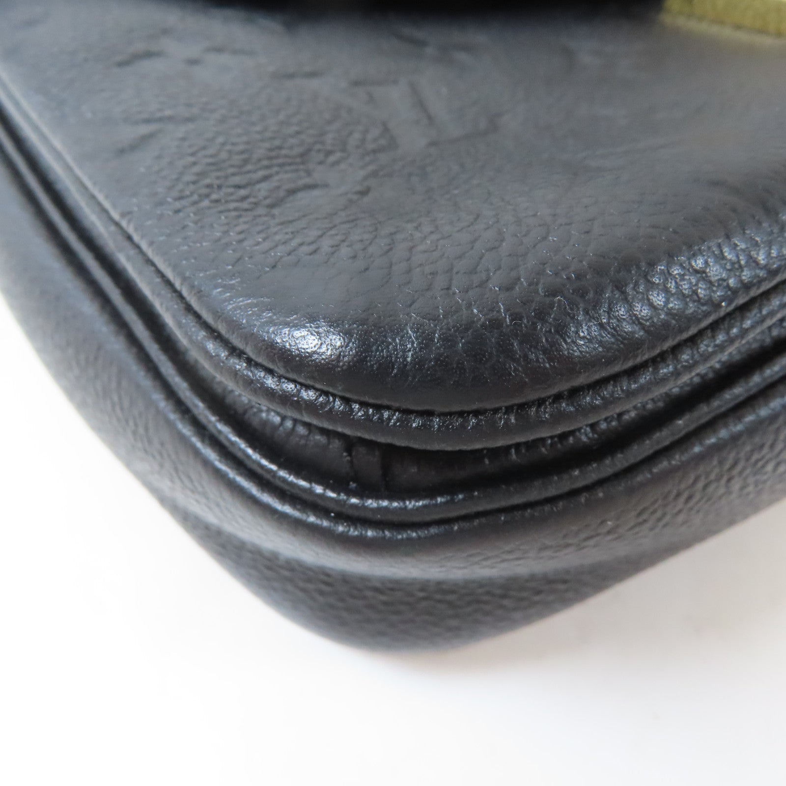 LOUIS VUITTON Monogram Empreinte Pochette Metis金扣手挽肩背兩用袋黑色