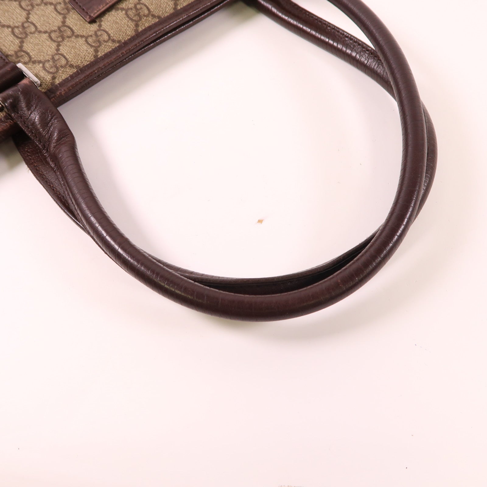 GUCCI SHW Tote Bag 114595 Coated Canvas Brown