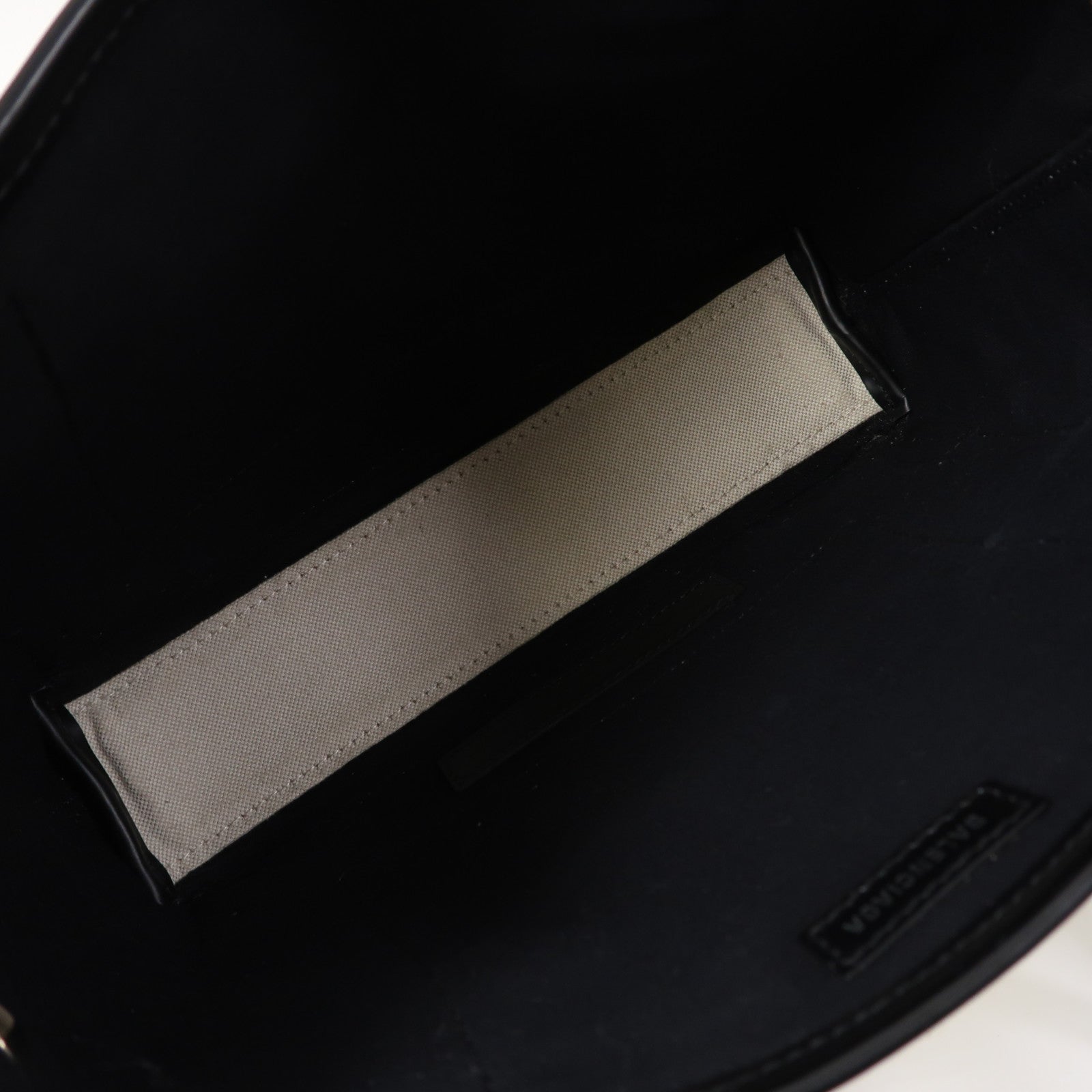BALENCIAGA 帆布Cabas XS銀扣手挽肩背兩用袋黑色/白色