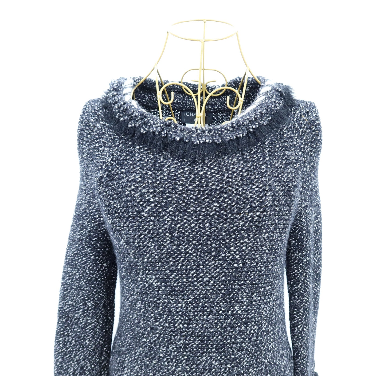 CHANEL Cashmere/Wool/Mohair Coco Button Dress連身裙