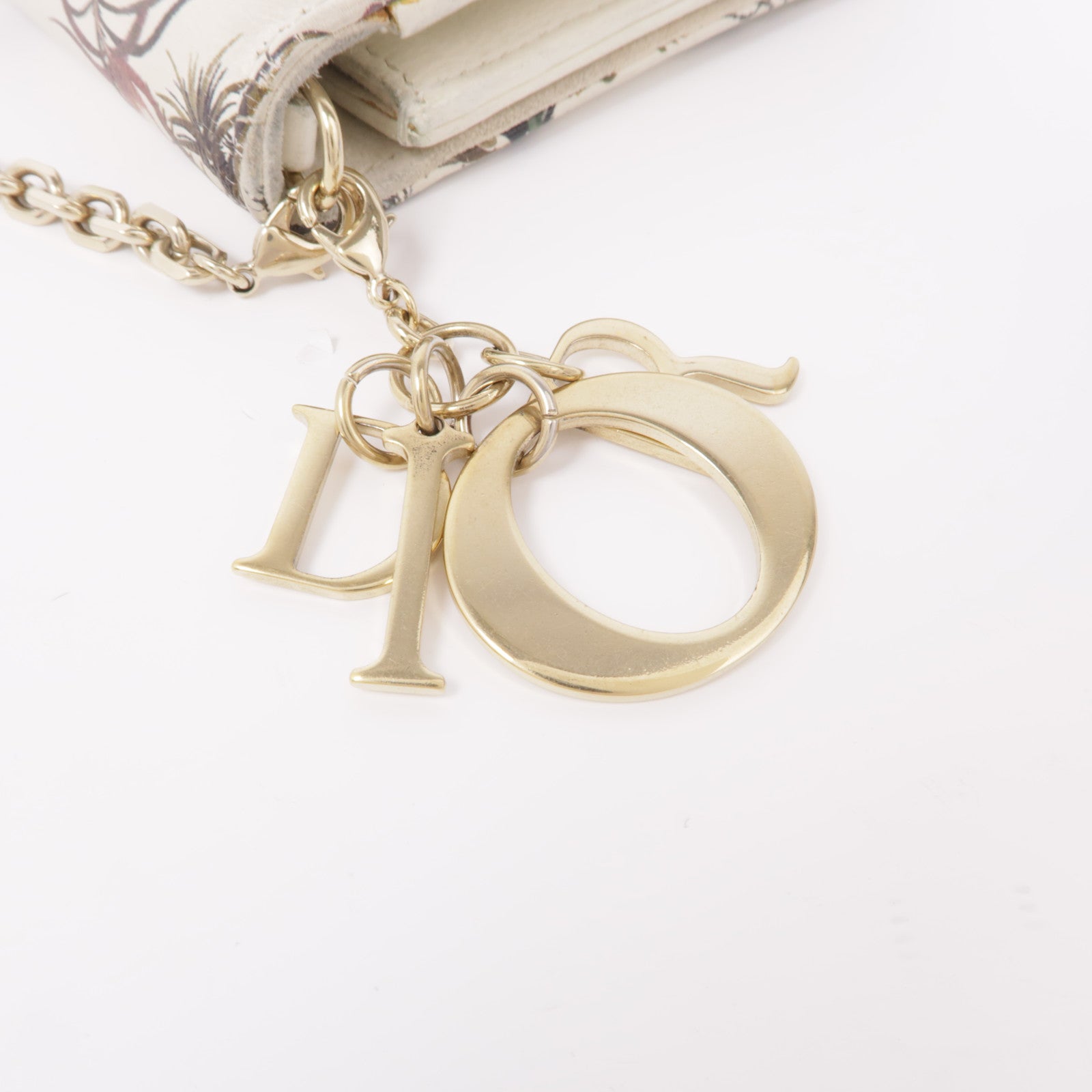 Dior 牛皮皮革Shoulder Bag鏈帶肩背袋
