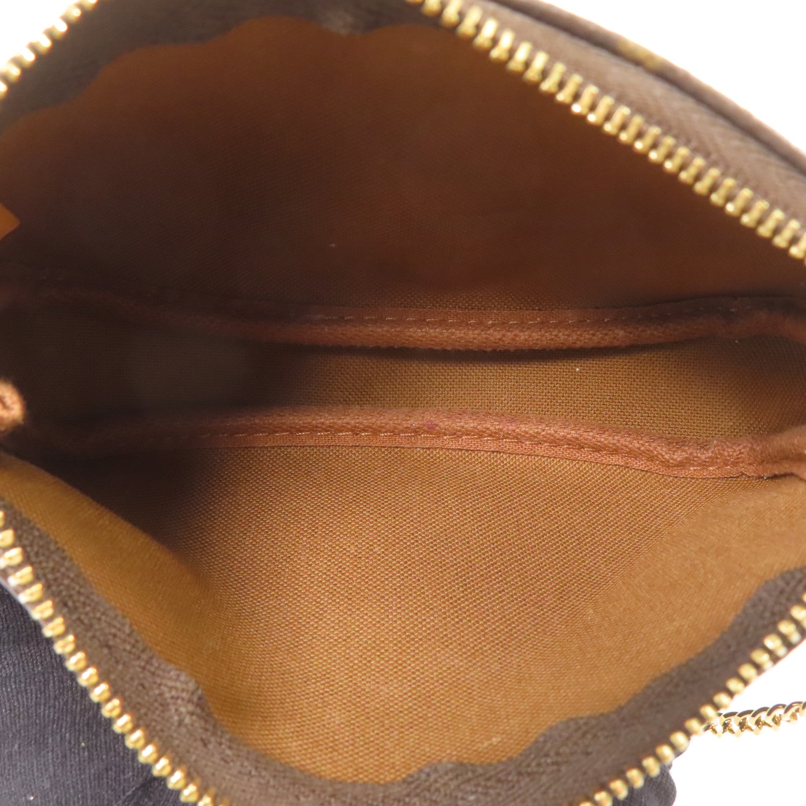 LOUIS VUITTON LV GHW Mini Pochette Accessoires Handbag M58009 Monogram Brown