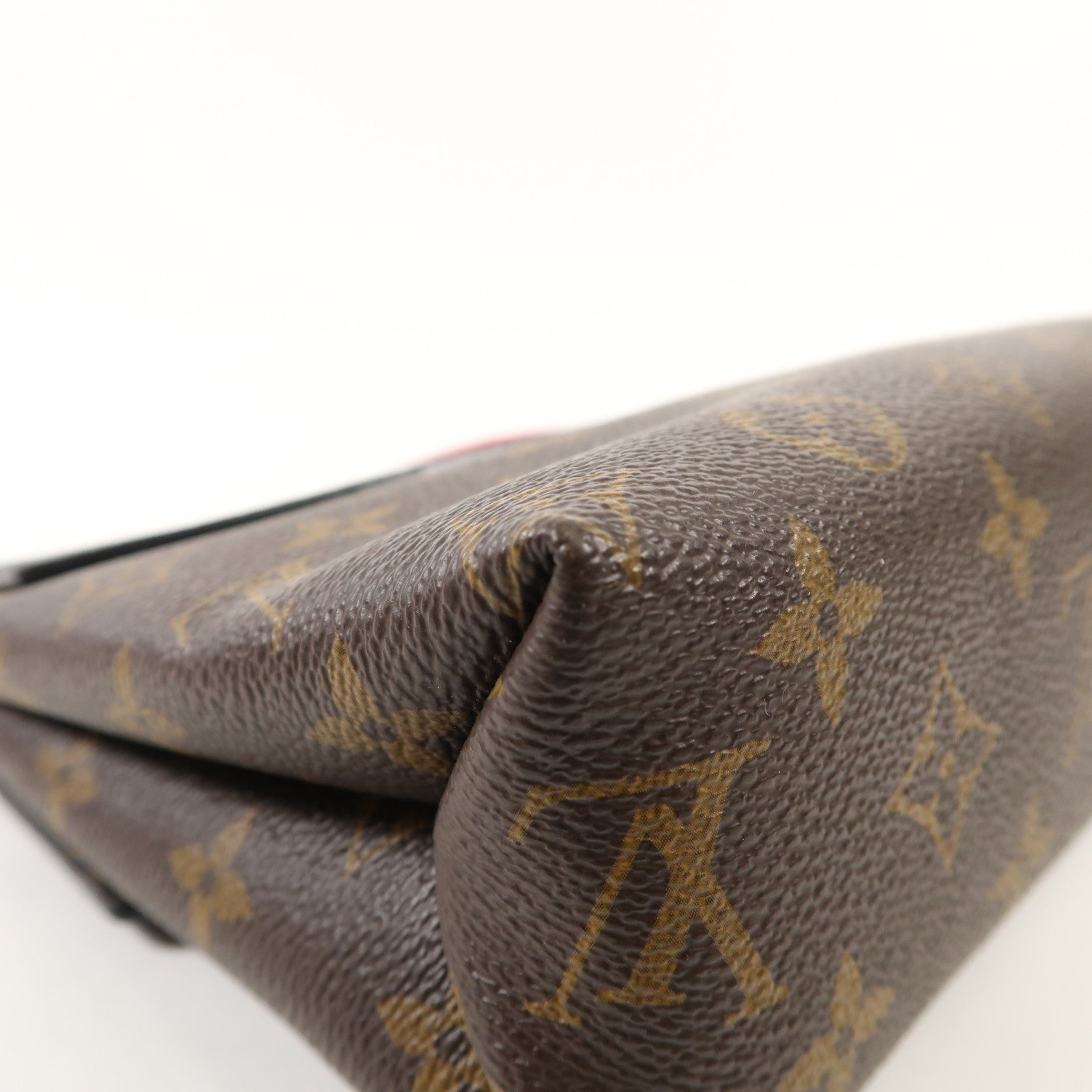 LOUIS VUITTON Monogram Saint Placide金扣肩背袋棕色/色