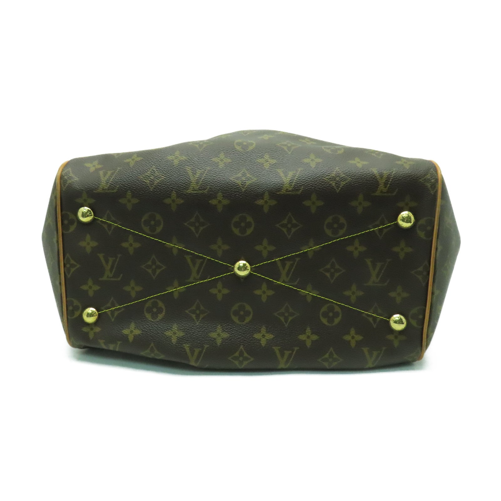 LOUIS VUITTON 【清倉大減價】Monogram Tivoli GM金扣手挽袋啡色