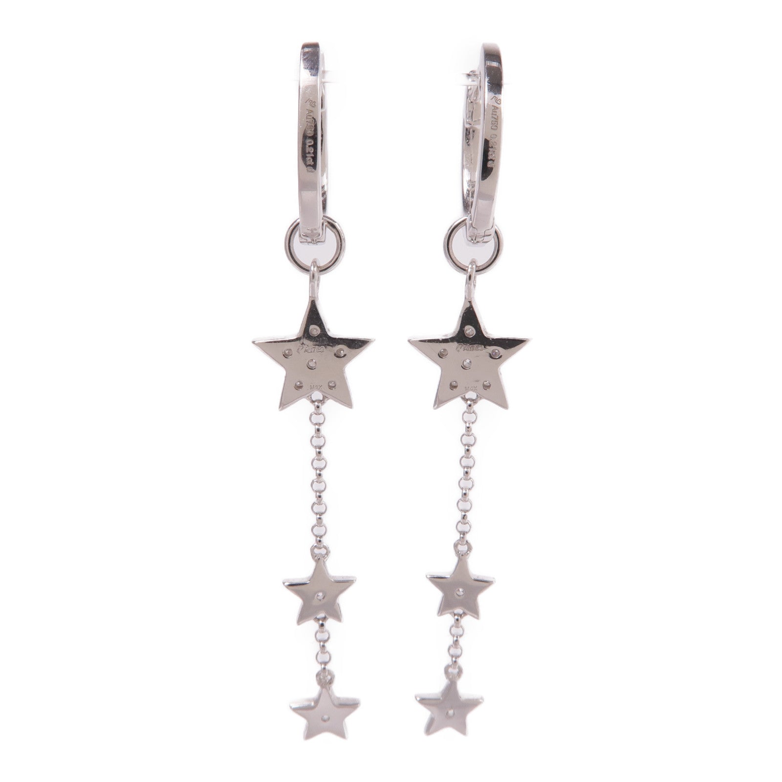 JEWELRY 18K白金Diamond Earrings鑽石耳環