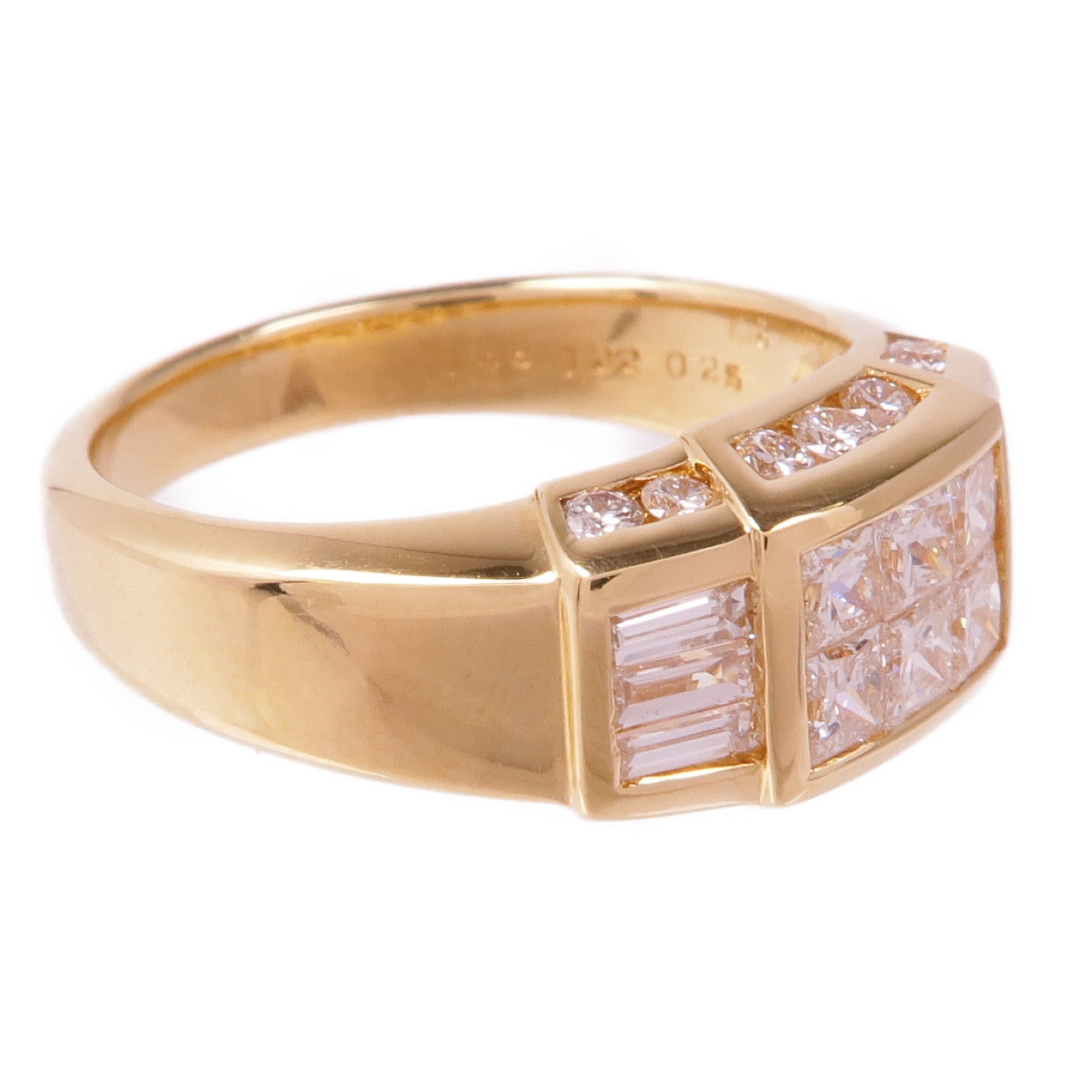 JEWELRY 18K玫瑰金Diamond Ring鑽石戒指US#6.25