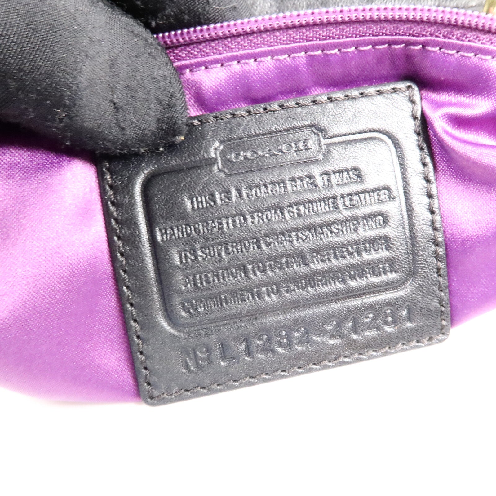 COACH 牛皮皮革Madison Carrie Satchel Bag手挽肩背兩用袋