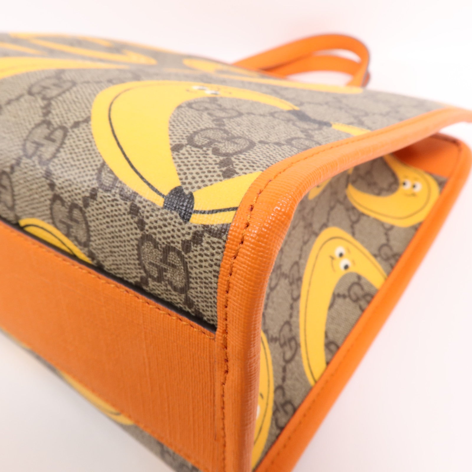 GUCCI 塗層帆布2 Way Shoulder Bag銀扣手挽肩背兩用袋