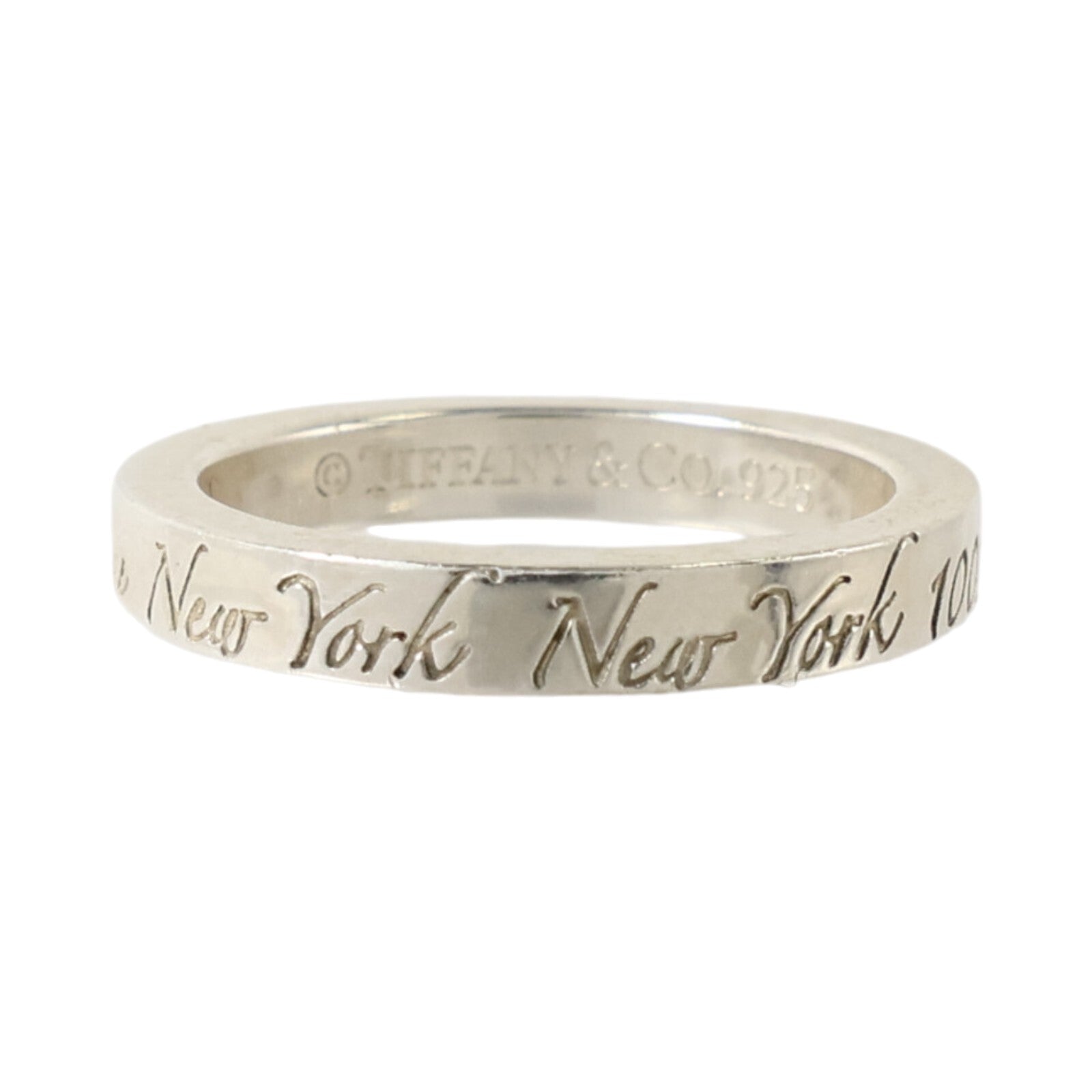 TIFFANY＆CO 925純銀Tiffany Notes Narrow Ring戒指