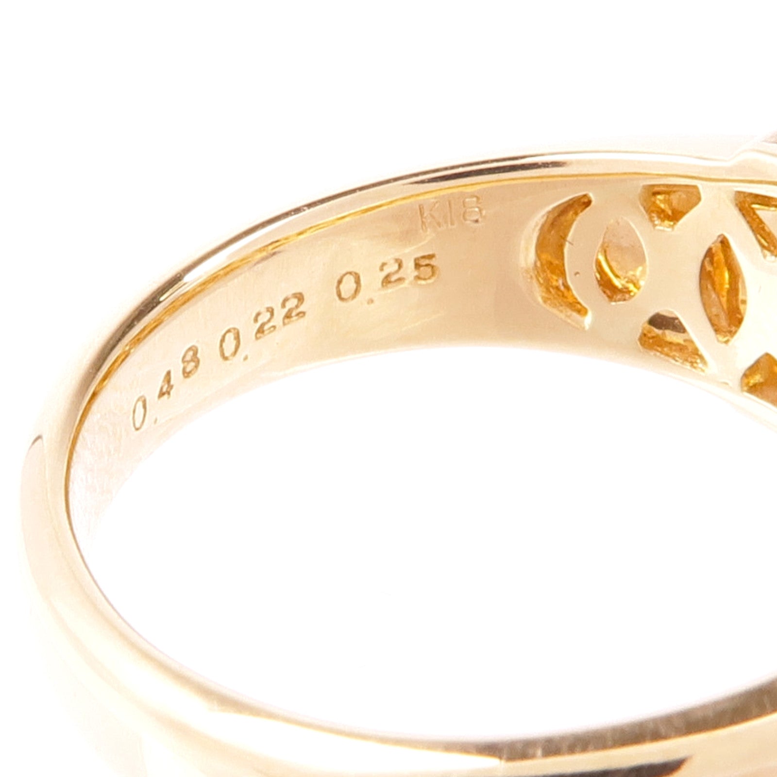 JEWELRY 18K玫瑰金Diamond Ring鑽石戒指US#6.25