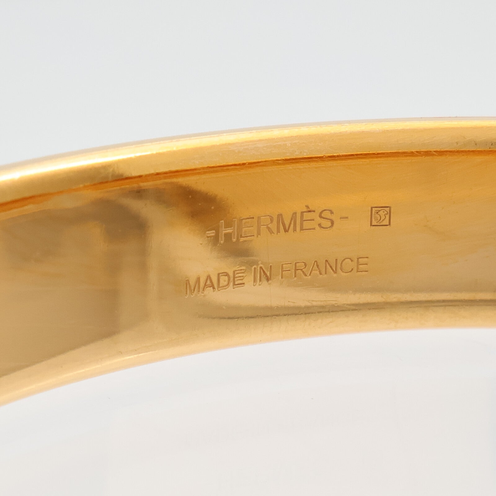 HERMES Chamkila皮革/金屬Olympe Bracelet手鐲